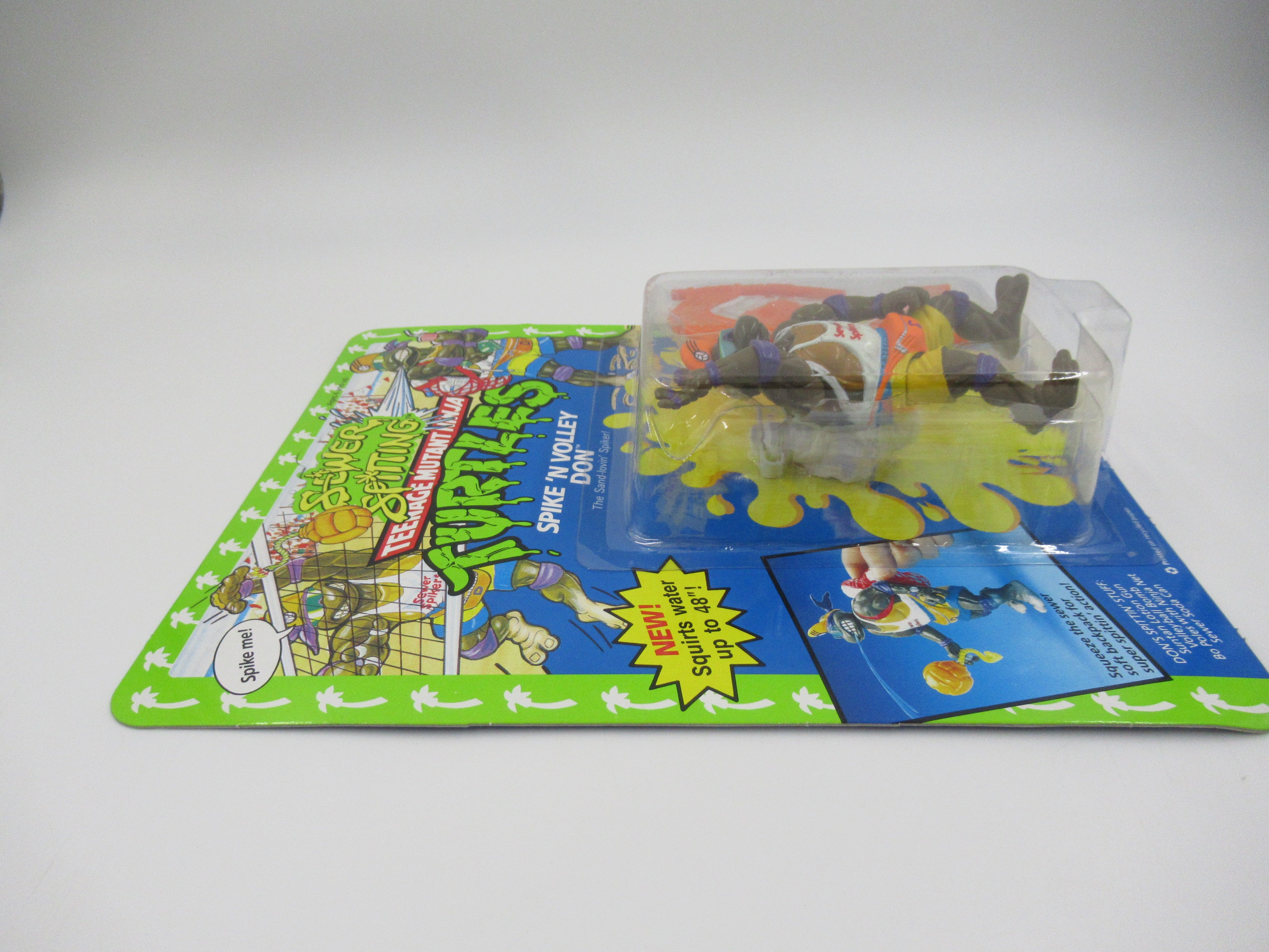 Teenage Mutant Ninja Turtles Sewer Spitting Turtles Set of 4 Figures TMNTs - Playmates (1992)