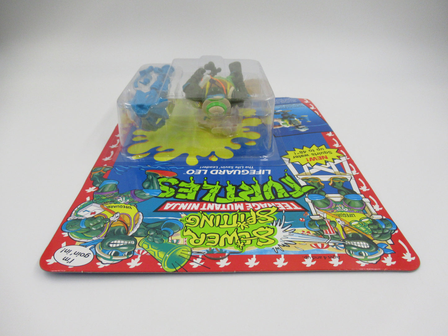 TMNT Sewer Spitting Turtles Set of 4 Figures Teenage Mutant Ninja Turtles - Playmates (1992)