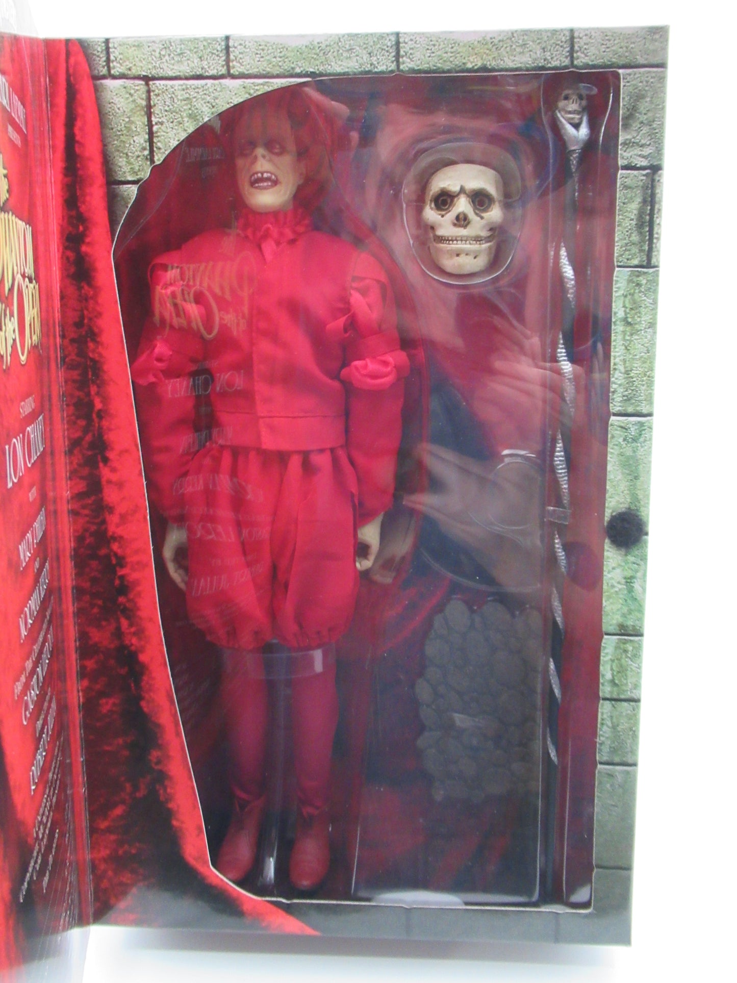 THE PHANTOM OF THE OPERA Lon Chaney "Mask of Red Death" 12" Figure - Sideshow Collectibles (2002) Universal Monsters