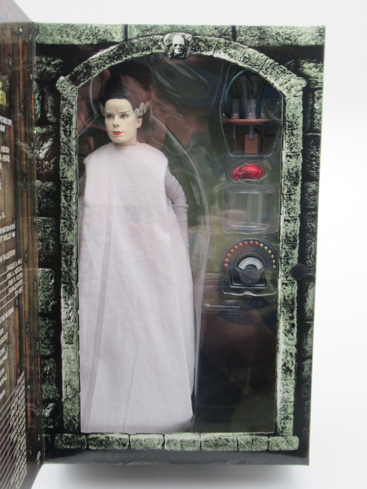 THE BRIDE OF FRANKENSTEIN Elsa Lanchester/Monster's Bride 12" Figure - Sideshow Toy (2001) Universal Monsters