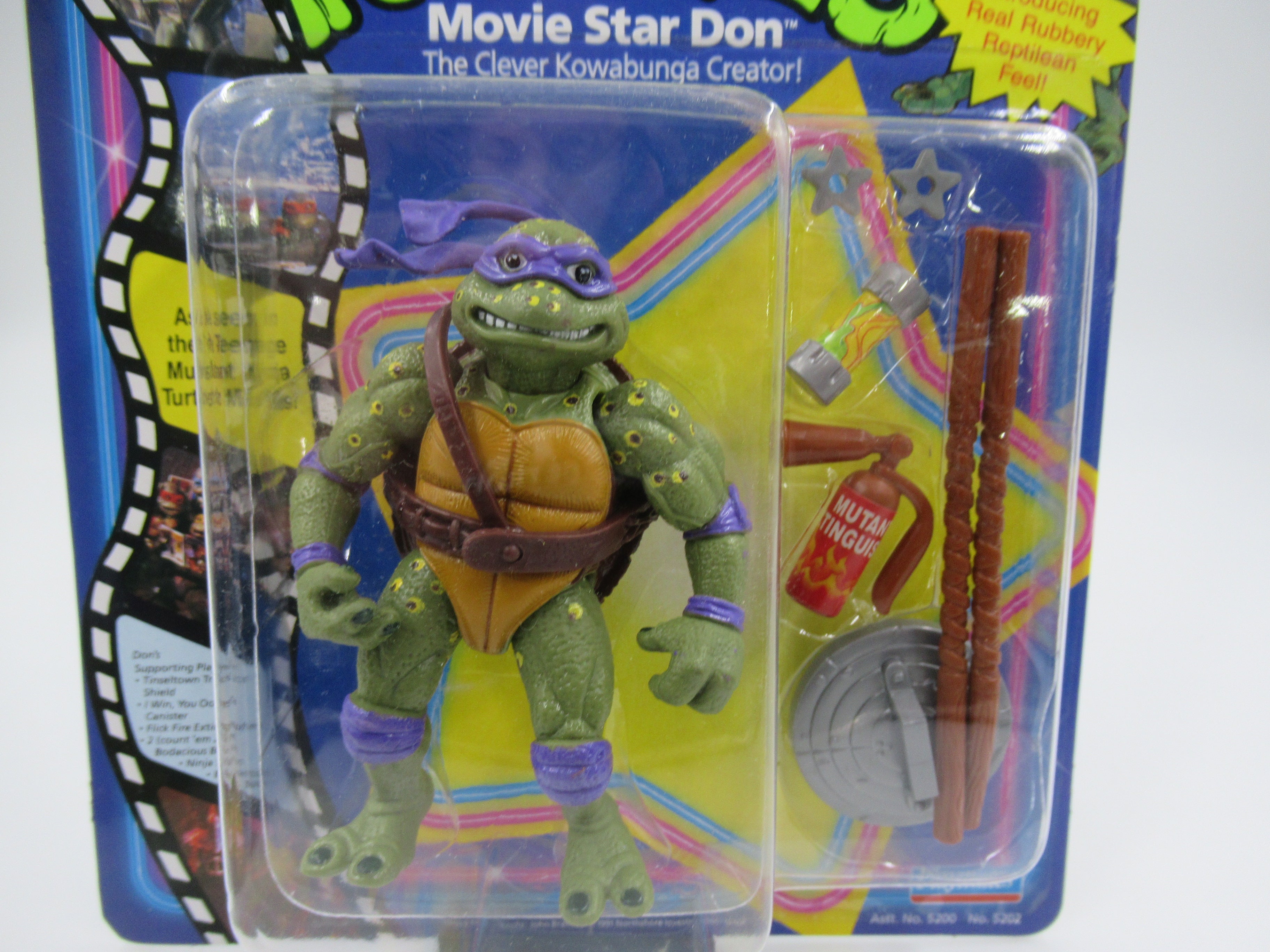 Teenage Mutant Ninja Turtles Movie Star Turtles Set of 4 Figure TMNTs - Playmates (1991)