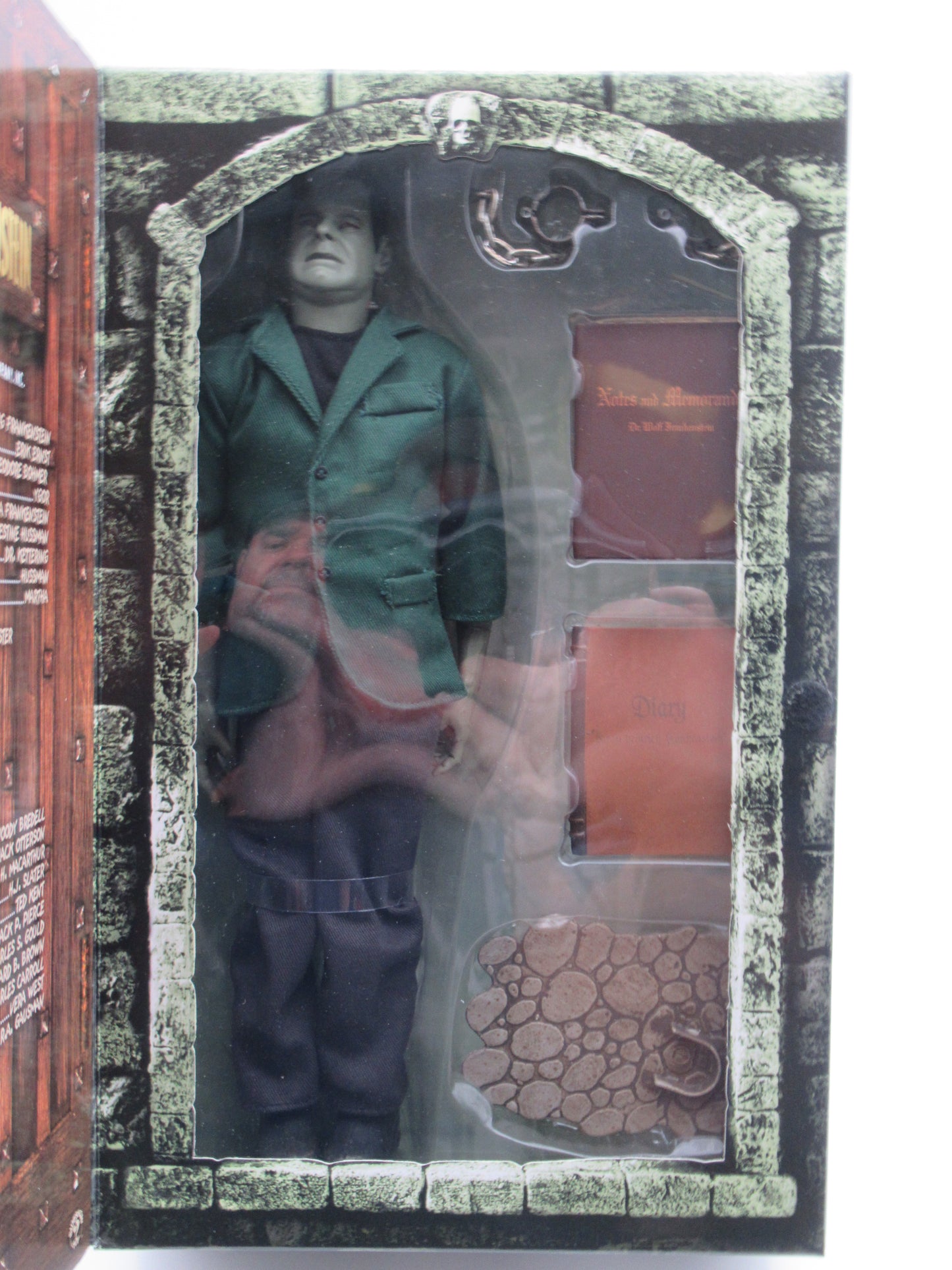 THE GHOST OF FRANKENSTEIN Boris Karloff/Monster 12" Figure - Sideshow Toy (2001) Universal Monsters