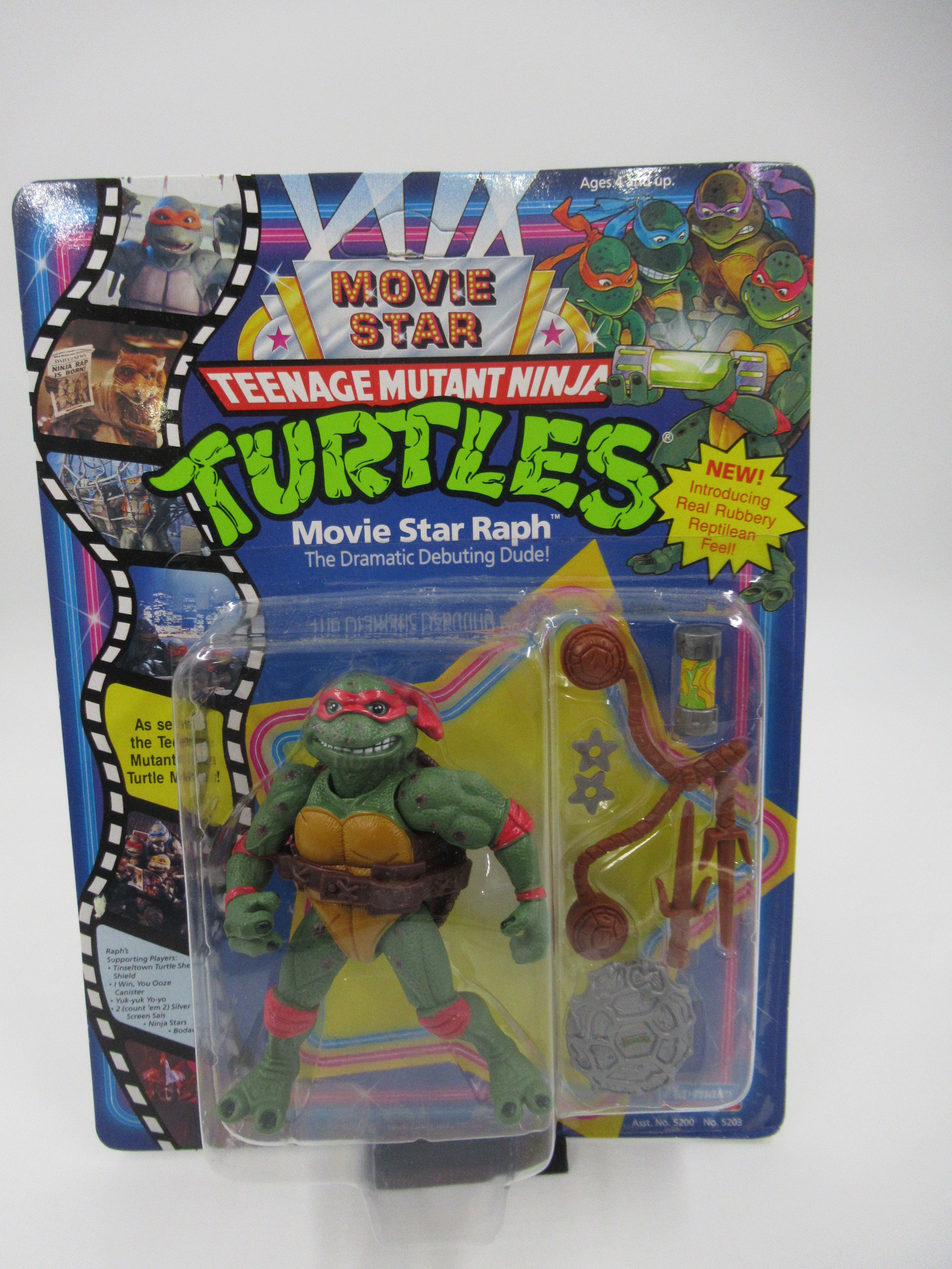 Teenage Mutant Ninja Turtles Movie Star Turtles Set of 4 Figure TMNTs - Playmates (1991)