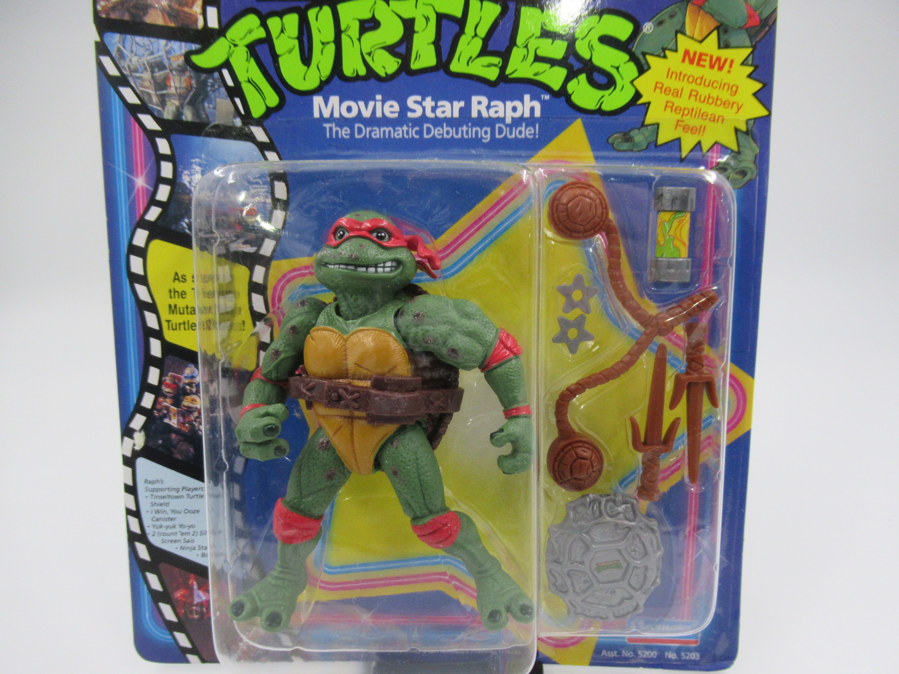 Teenage Mutant Ninja Turtles Movie Star Turtles Set of 4 Figure TMNTs - Playmates (1991)