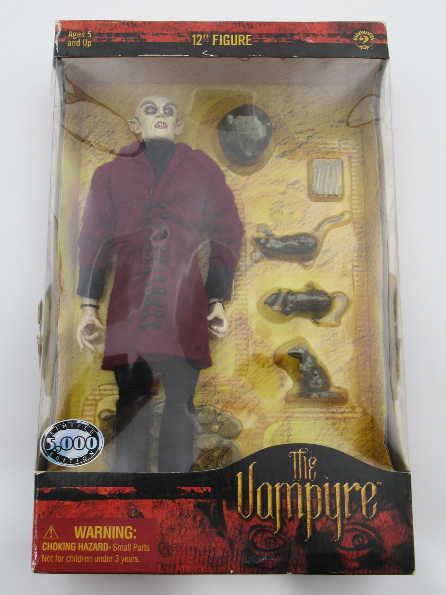 NOSFERATU The Vampyre/Count Orlok Edition 12" Figure - Sideshow Toy (2001) Horror Collectible