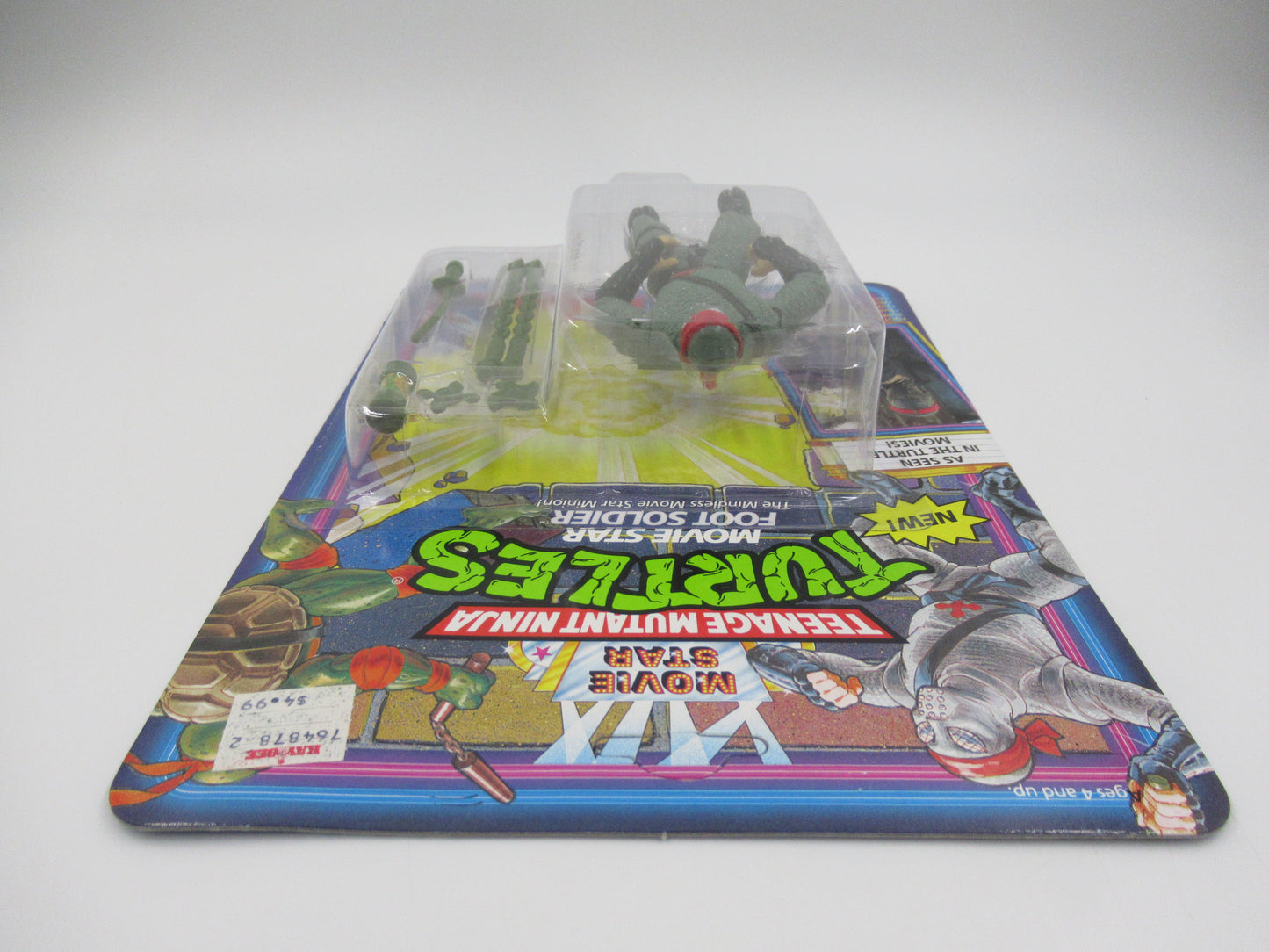 TMNT Movie Star Foot Soldier & Splinter Figures Teenage Mutant Ninja Turtles (1991)