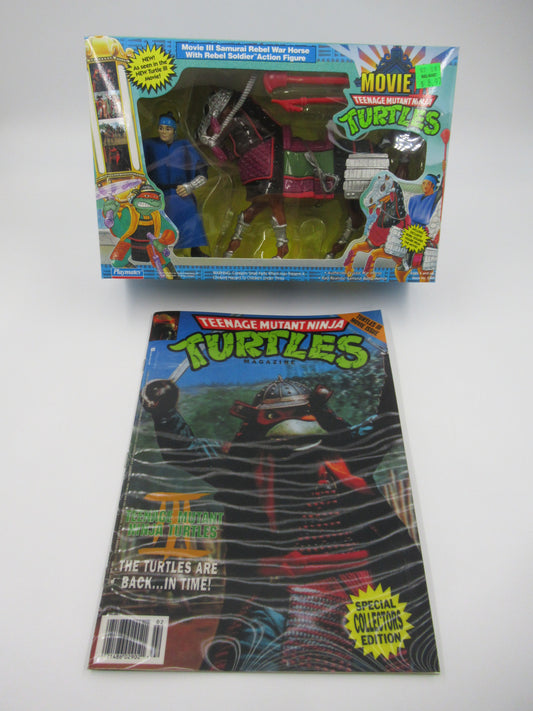 TMNT Samurai Rebel War Horse Set Teenage Mutant Ninja Turtles The Movie: III - Playmates (1993)