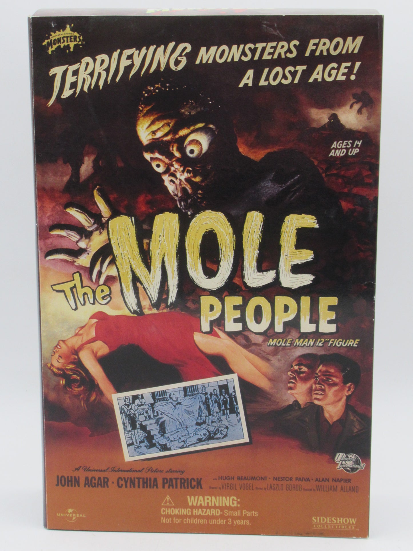 THE MOLE PEOPLE Mole Man 12" Figure - Sideshow Toy (2003) Universal Monsters