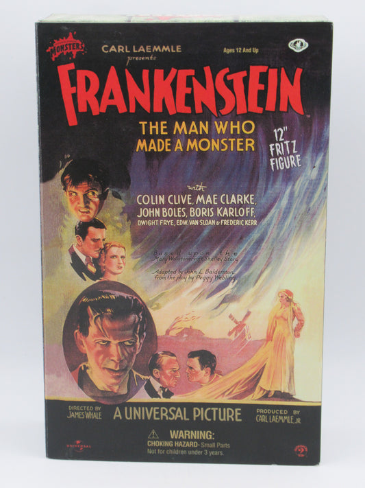 FRANKENSTEIN: The Man Who Made A Monster Fritz 12" Figure - Sideshow Toy (2001) Universal Monsters