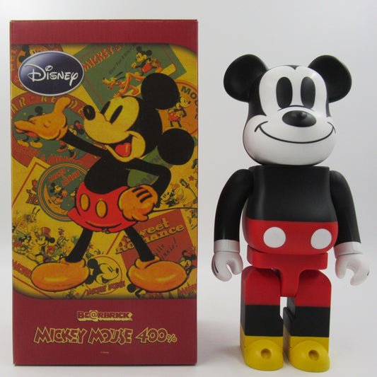 BEARBRICK x Disney Mickey Mouse 1st Version 400% Figure - Medicom Toy (2009) Art Toy