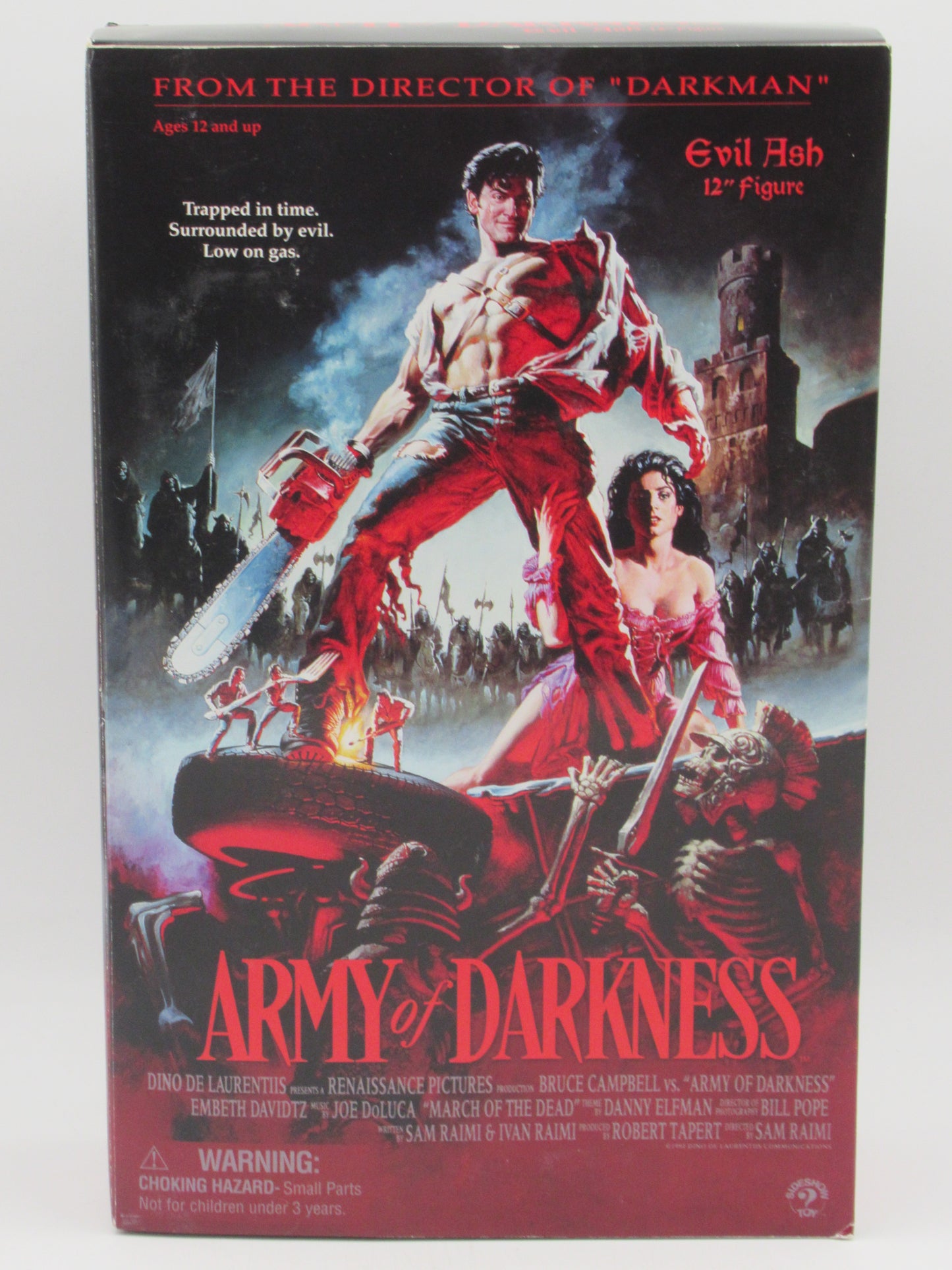 ARMY OF DARKNESS Evil Ash Williams 12" Figure - Sideshow Toy (2002) The Evil Dead Horror Collectible