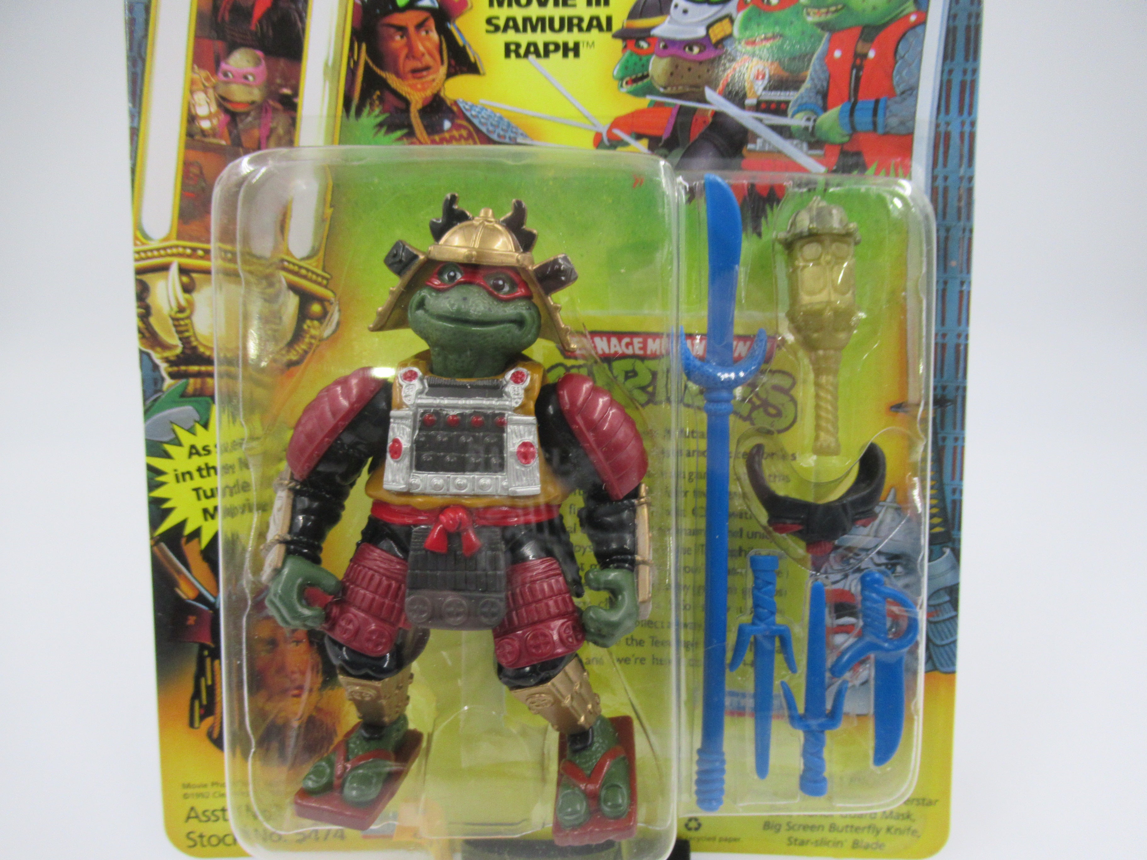 Teenage Mutant Ninja Turtles The Movie: III Samurai Action Figure Set of 4 - TMNTs Playmates (1993)