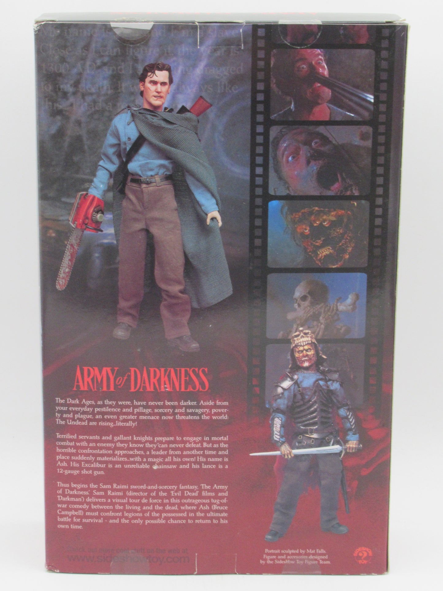 ARMY OF DARKNESS Evil Ash Williams 12" Figure - Sideshow Toy (2002) The Evil Dead Horror Collectible