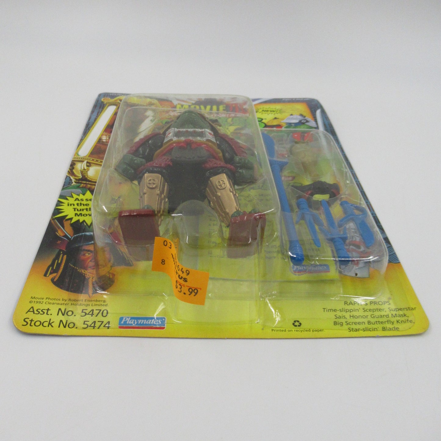 TMNT Teenage Mutant Ninja Turtles The Movie: III Samurai Action Figure Set of 4 - Playmates (1993)