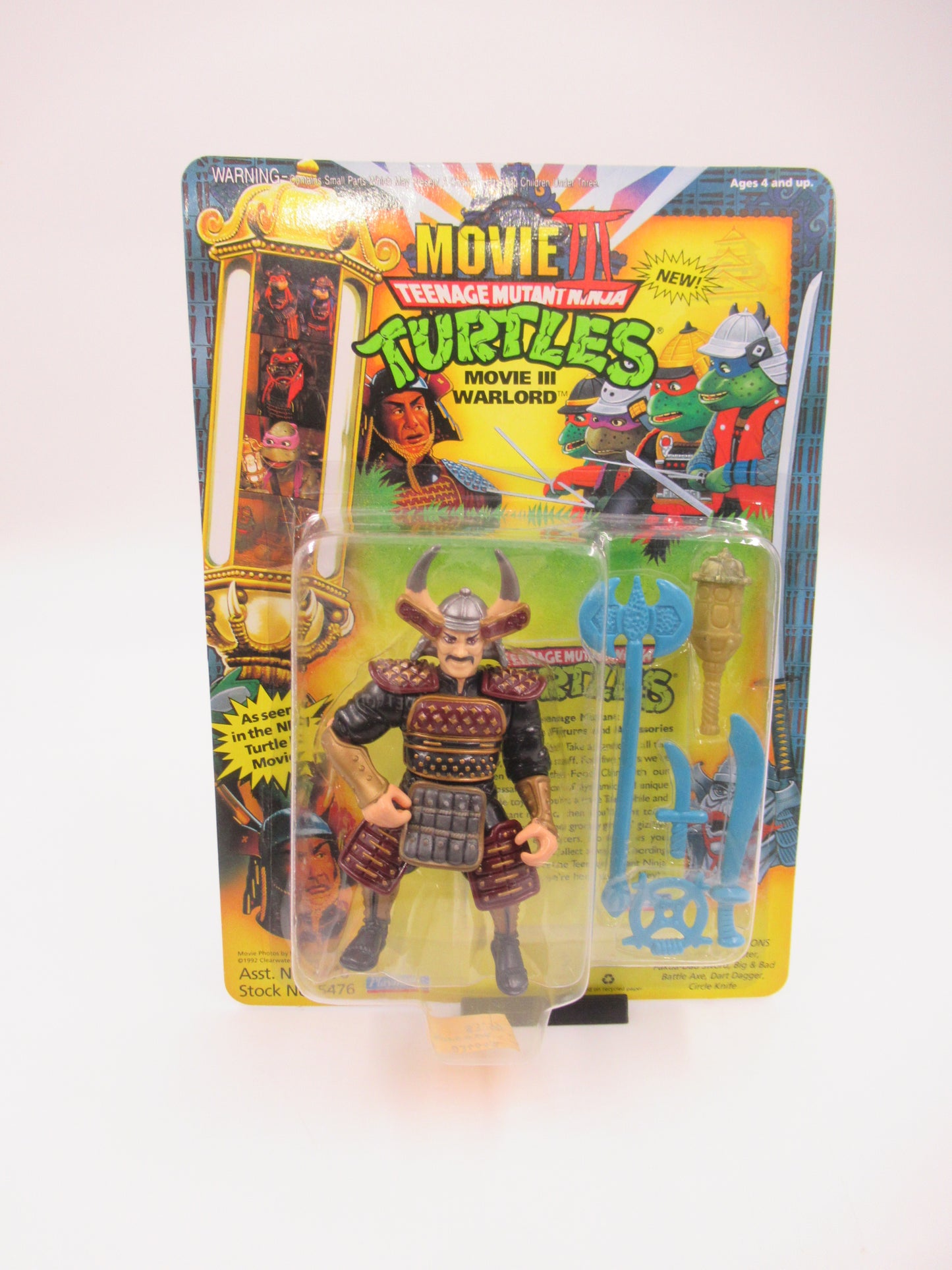 TMNT Teenage Mutant Ninja Turtles The Movie: III Action Figure Set of 6 - Playmates (1993)