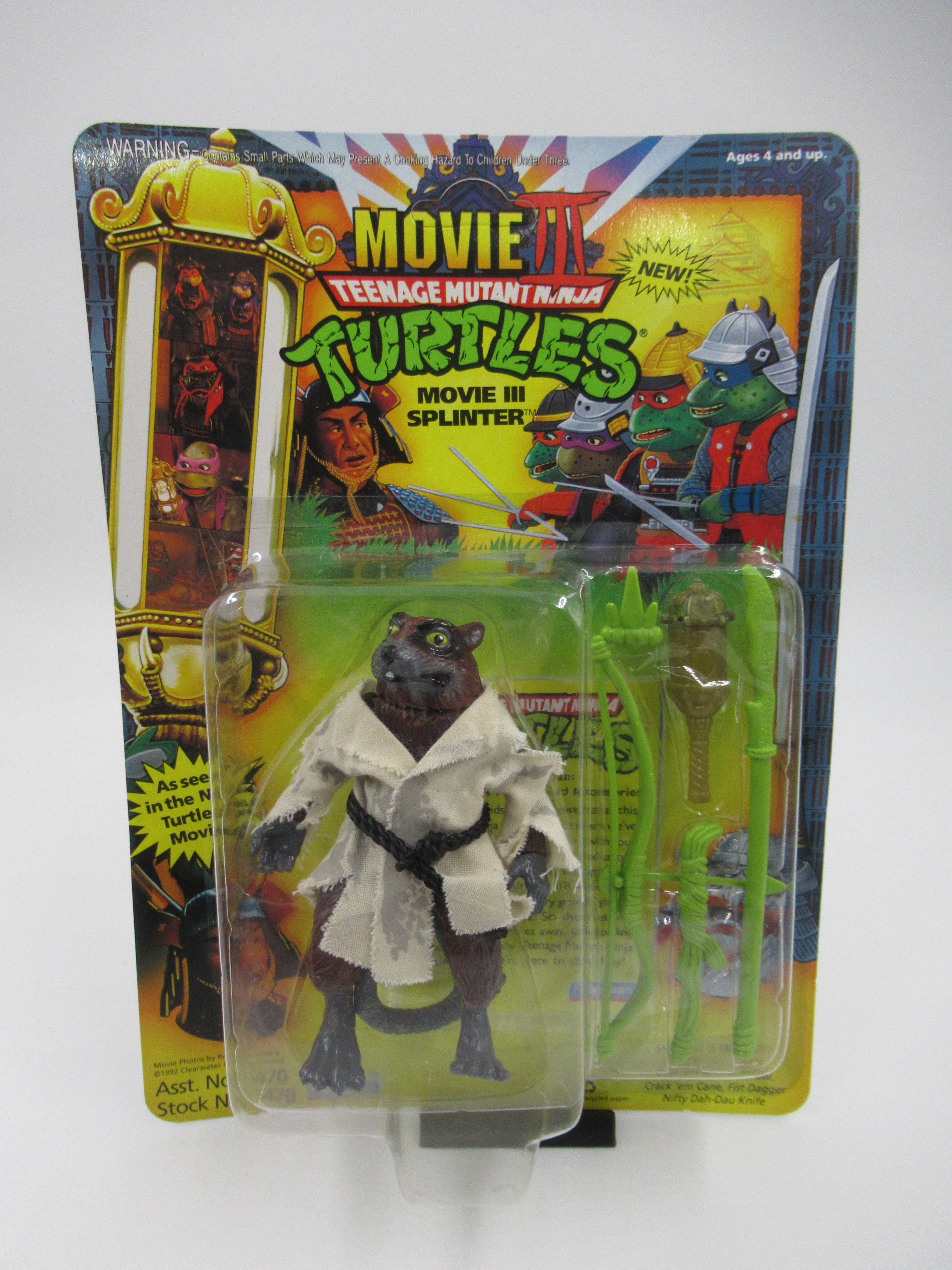 Teenage Mutant Ninja Turtles The Movie: III Action Figure Set of 6 - TNTMs Playmates (1993)