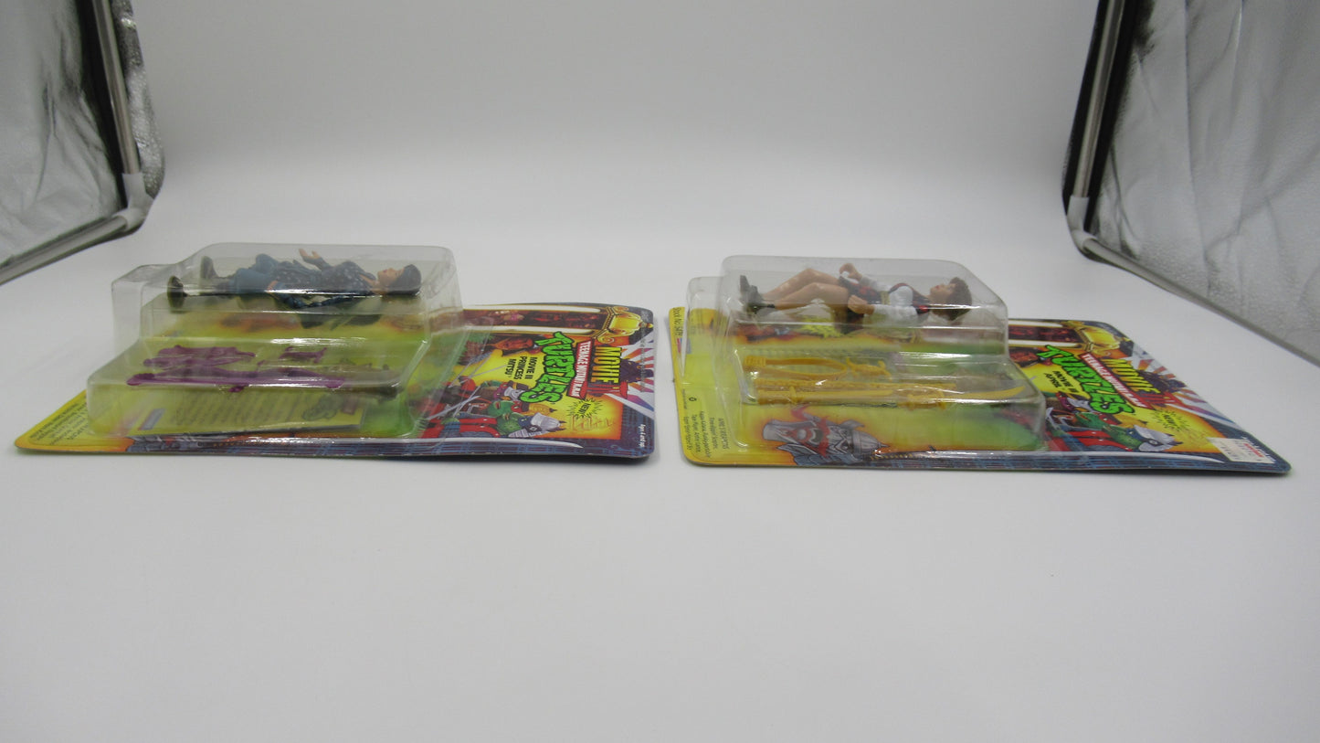 TMNT Teenage Mutant Ninja Turtles The Movie: III Action Figure Set of 6 - Playmates (1993)