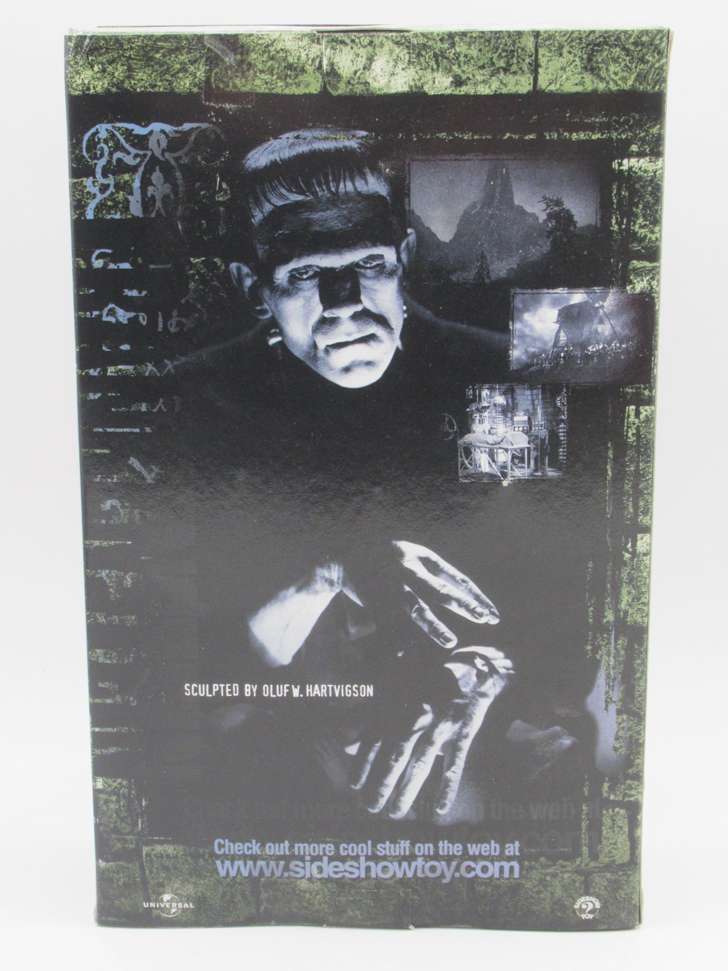 FRANKENSTEIN: The Man Who Made A Monster Boris Karloff/Monster 12" Figure - Sideshow Toy (2000) Universal Monsters