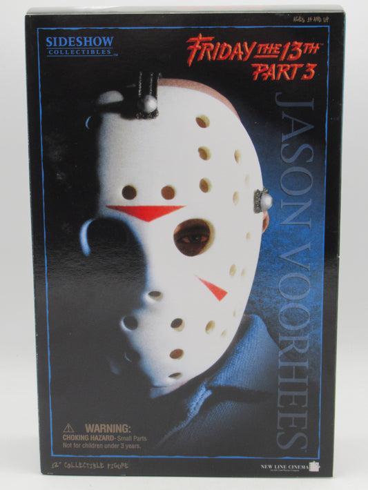 FRIDAY THE 13TH: Part 3 Jason Voorhees 12" Figure - Sideshow Collectibles (2003) Horror Collectible