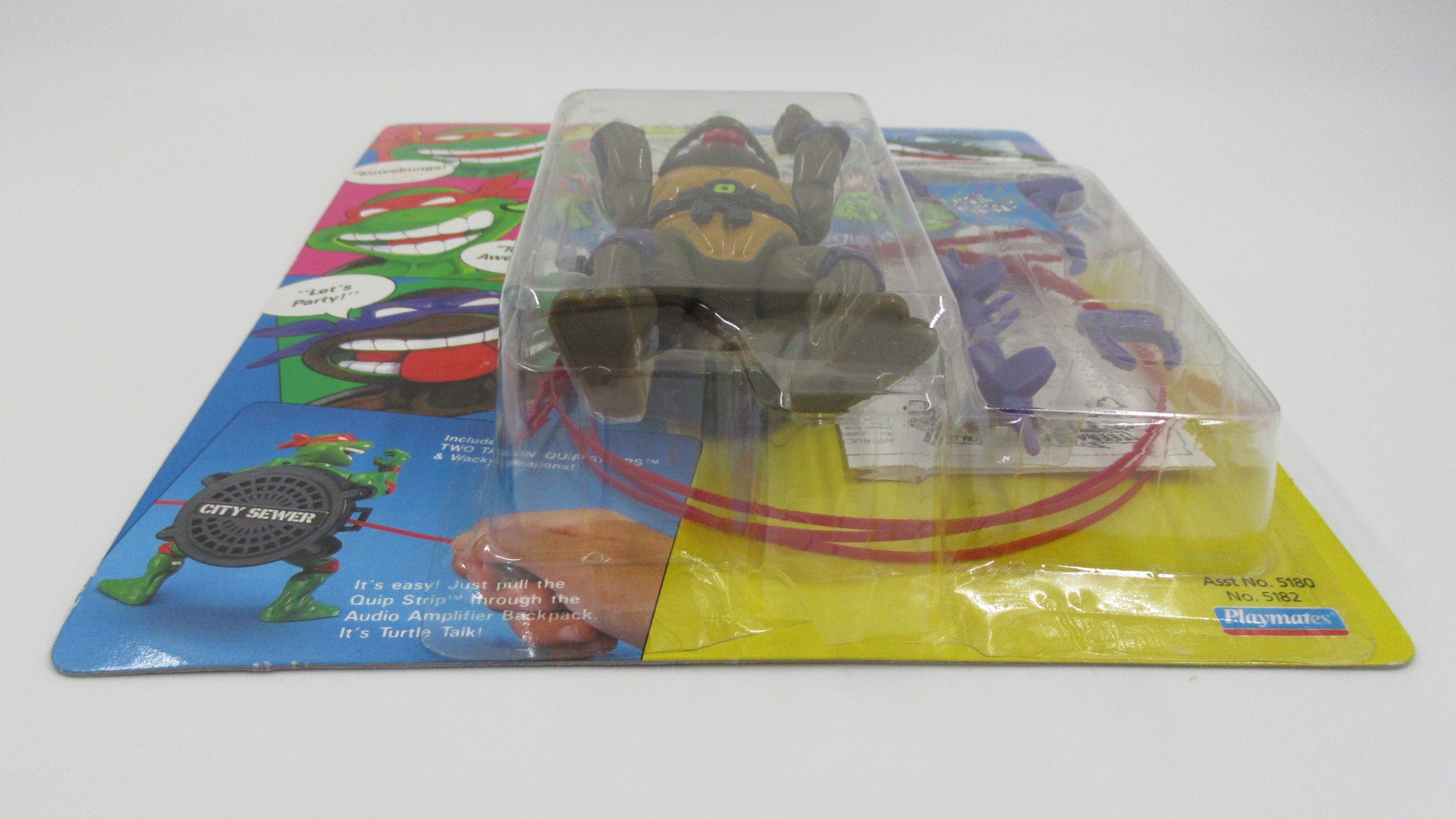 Teenage Mutant Ninja Turtles Talkin' TMNTs Action Figure Set of 4 - Playmates (1991)