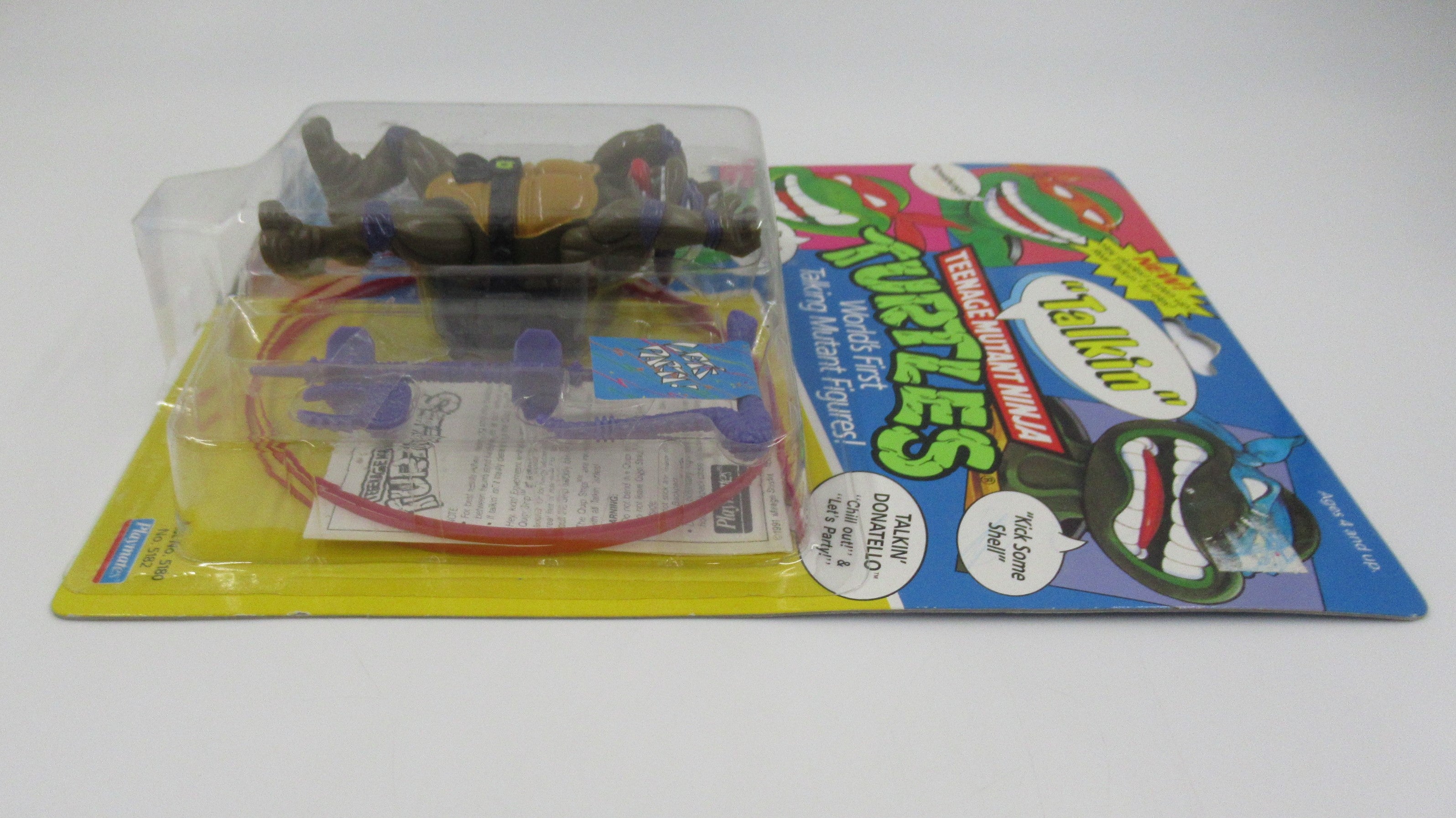 Teenage Mutant Ninja Turtles Talkin' TMNTs Action Figure Set of 4 - Playmates (1991)