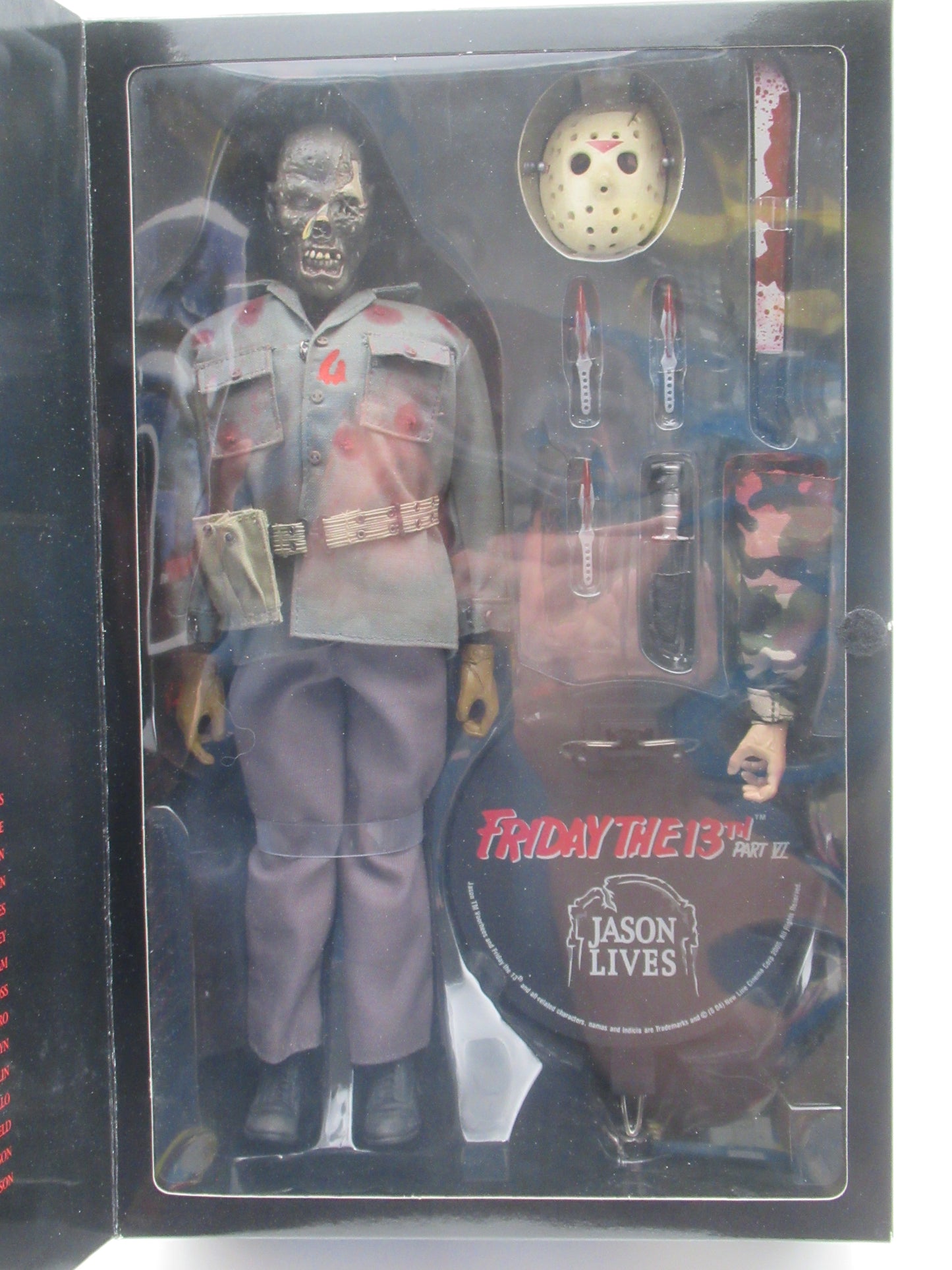 FRIDAY THE 13TH: Part 6 Jason Voorhees 12" Figure - Sideshow Collectibles (2004) Horror Collectible