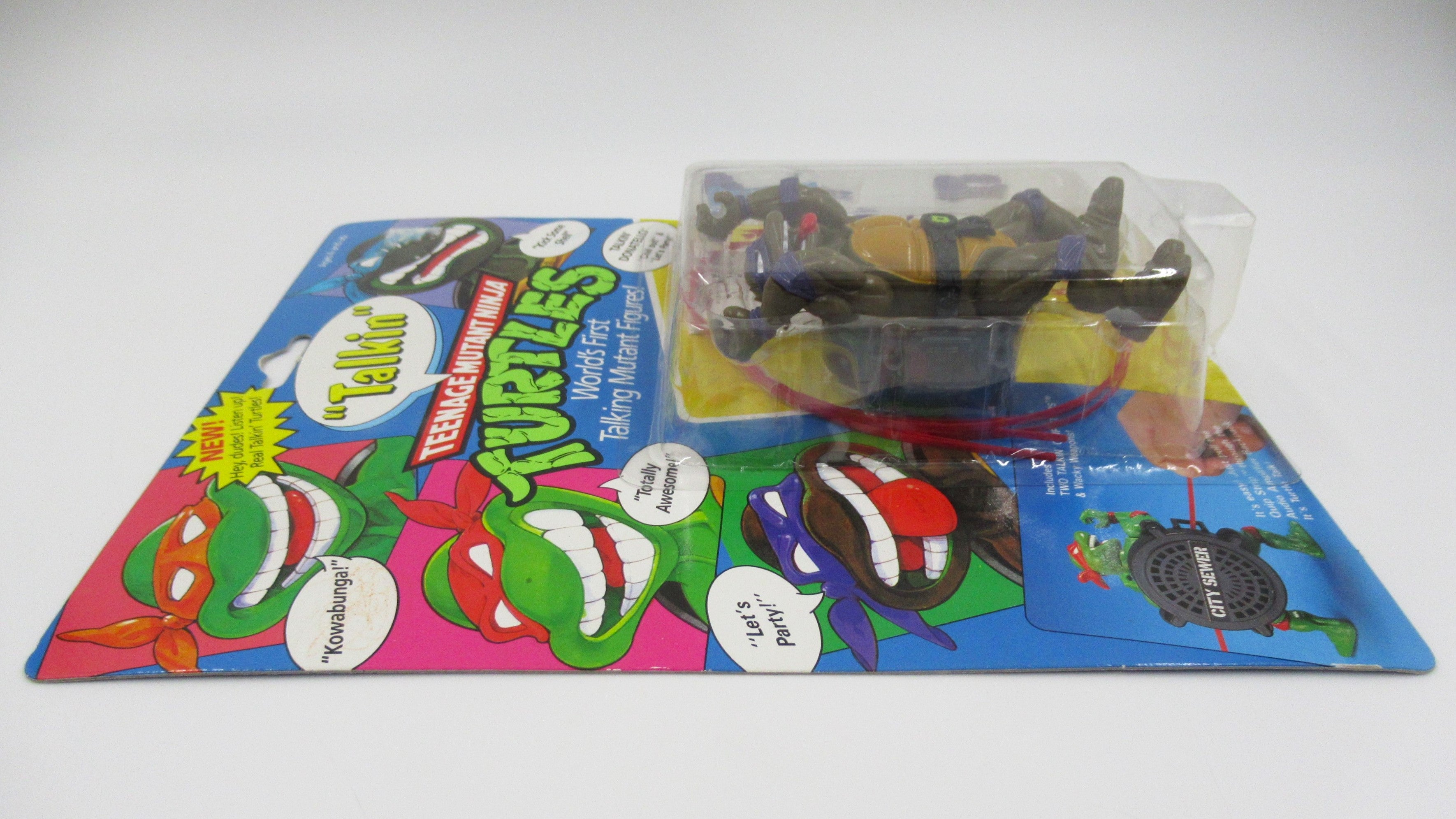 Teenage Mutant Ninja Turtles Talkin' TMNTs Action Figure Set of 4 - Playmates (1991)