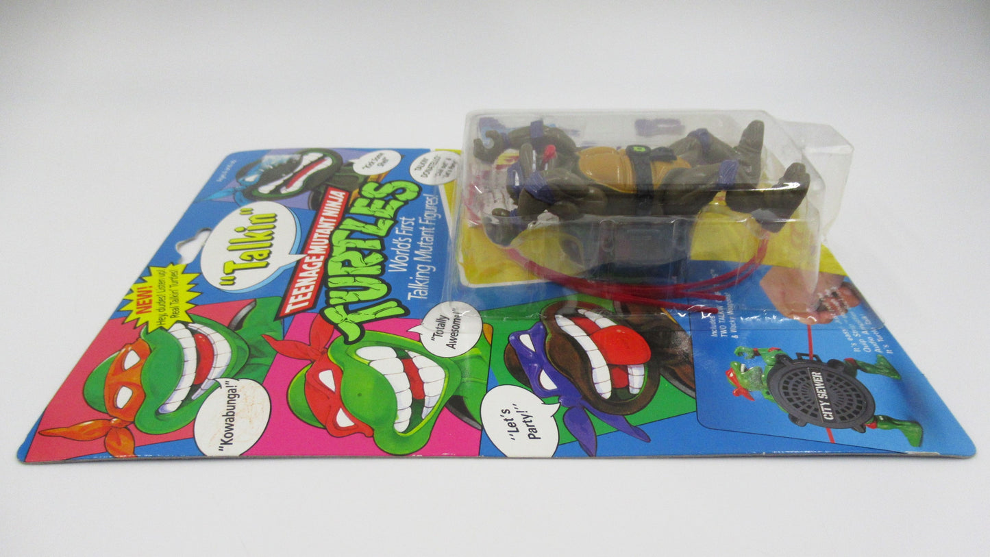 TMNT Talkin' Teenage Mutant Ninja Turtles Action Figure Set of 4 - Playmates (1991)