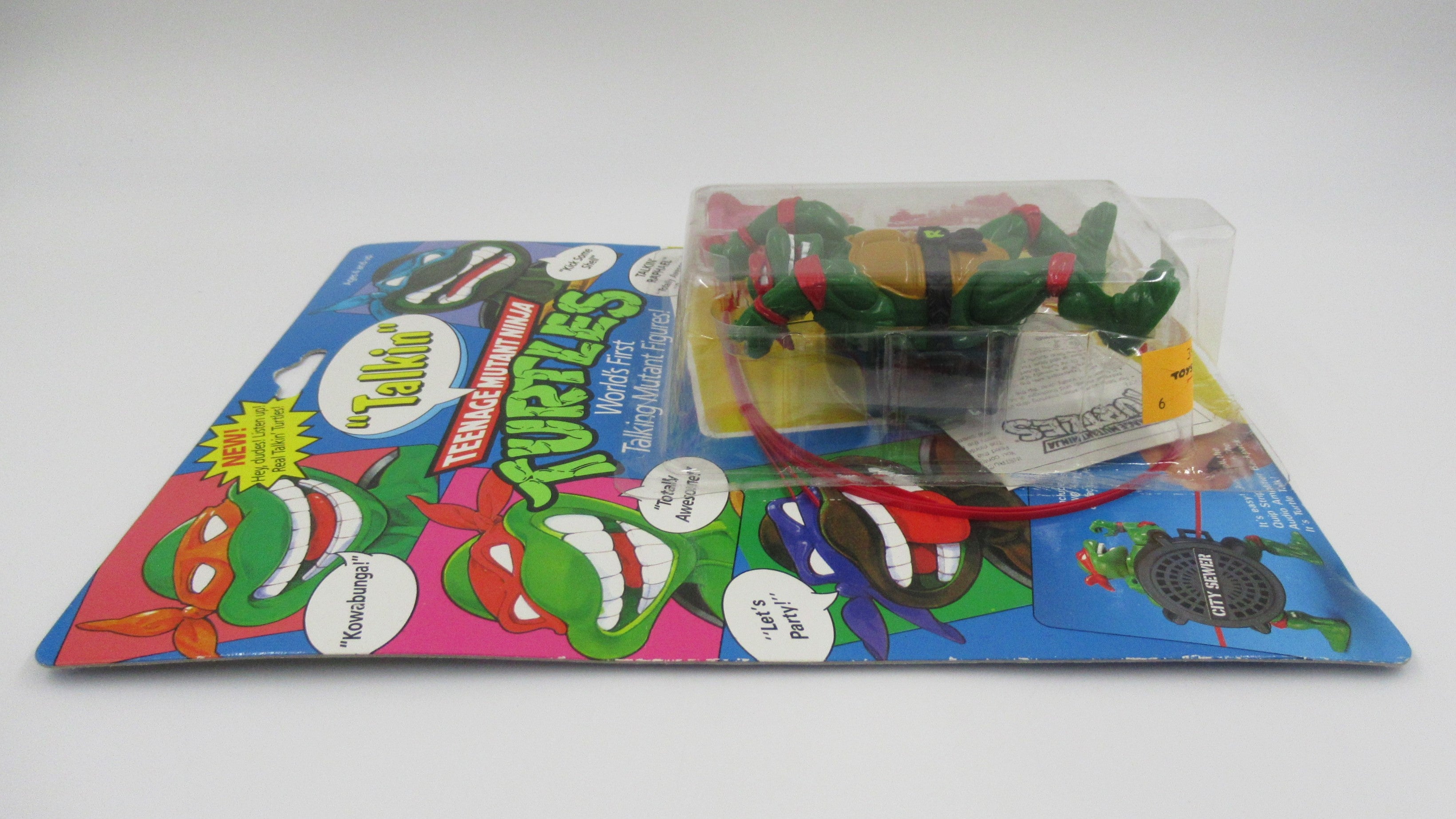 Teenage Mutant Ninja Turtles Talkin' TMNTs Action Figure Set of 4 - Playmates (1991)