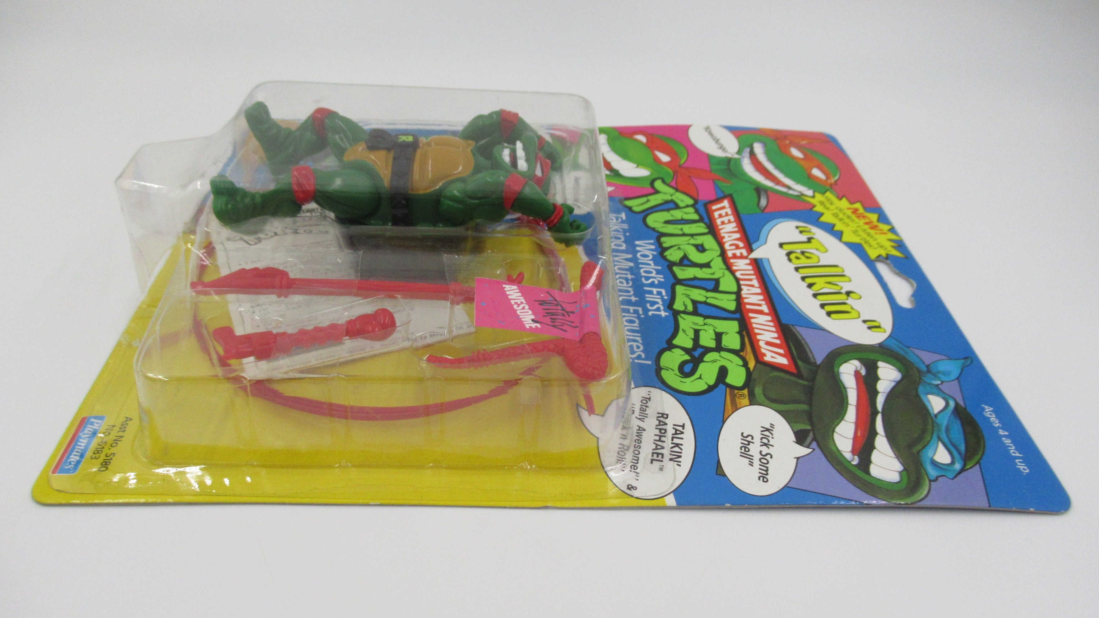 Teenage Mutant Ninja Turtles Talkin' TMNTs Action Figure Set of 4 - Playmates (1991)