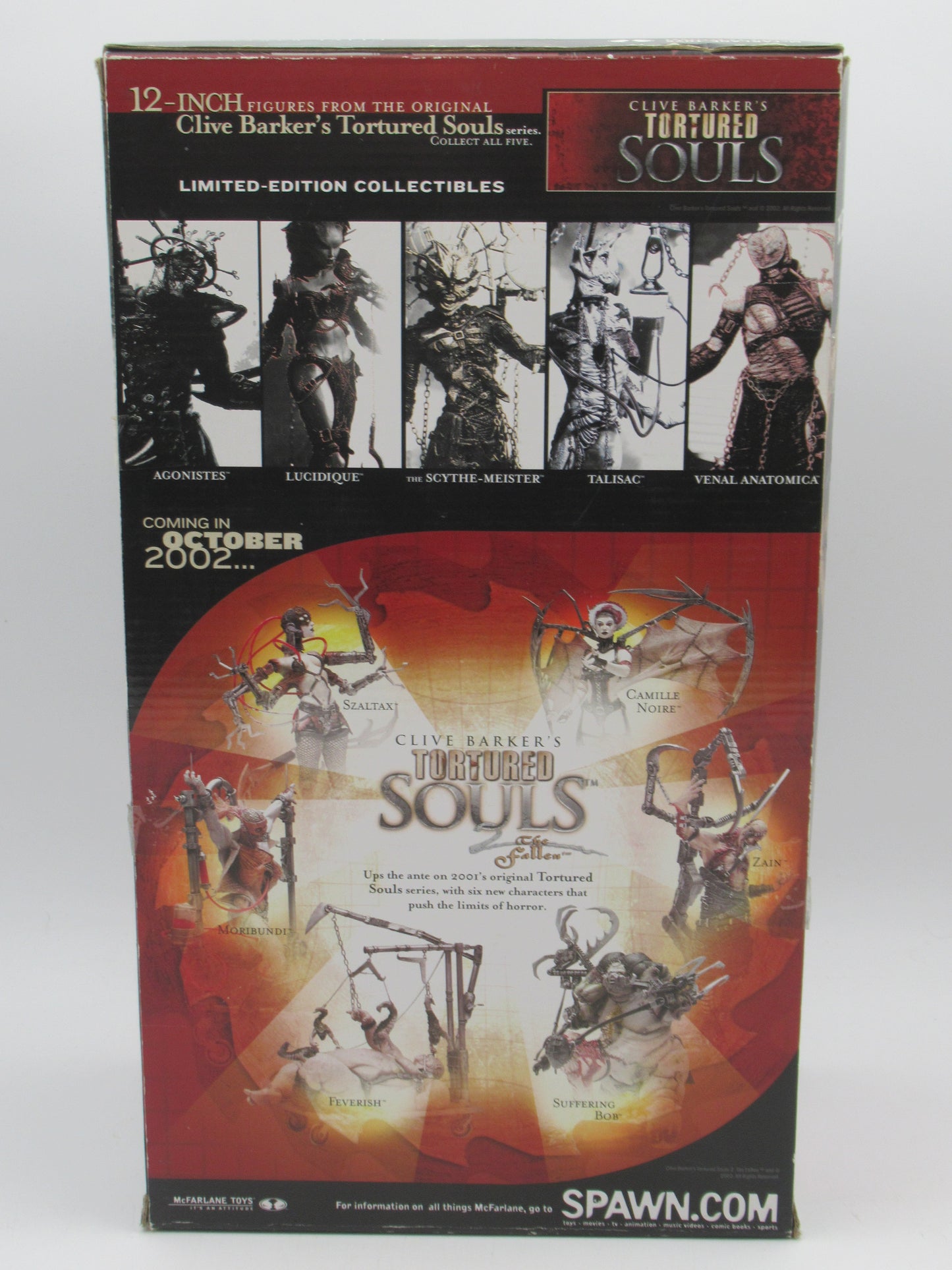 CLIVE BARKER'S TORTURED SOULS Agonistes 12" Figure - McFarlane Toys (2002) Limited Edition Collectible