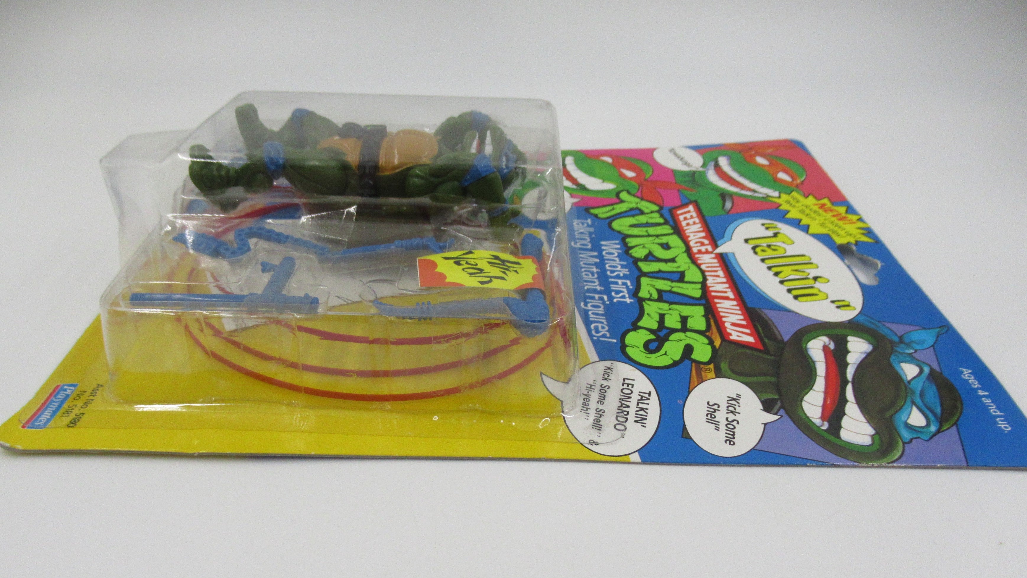 Teenage Mutant Ninja Turtles Talkin' TMNTs Action Figure Set of 4 - Playmates (1991)