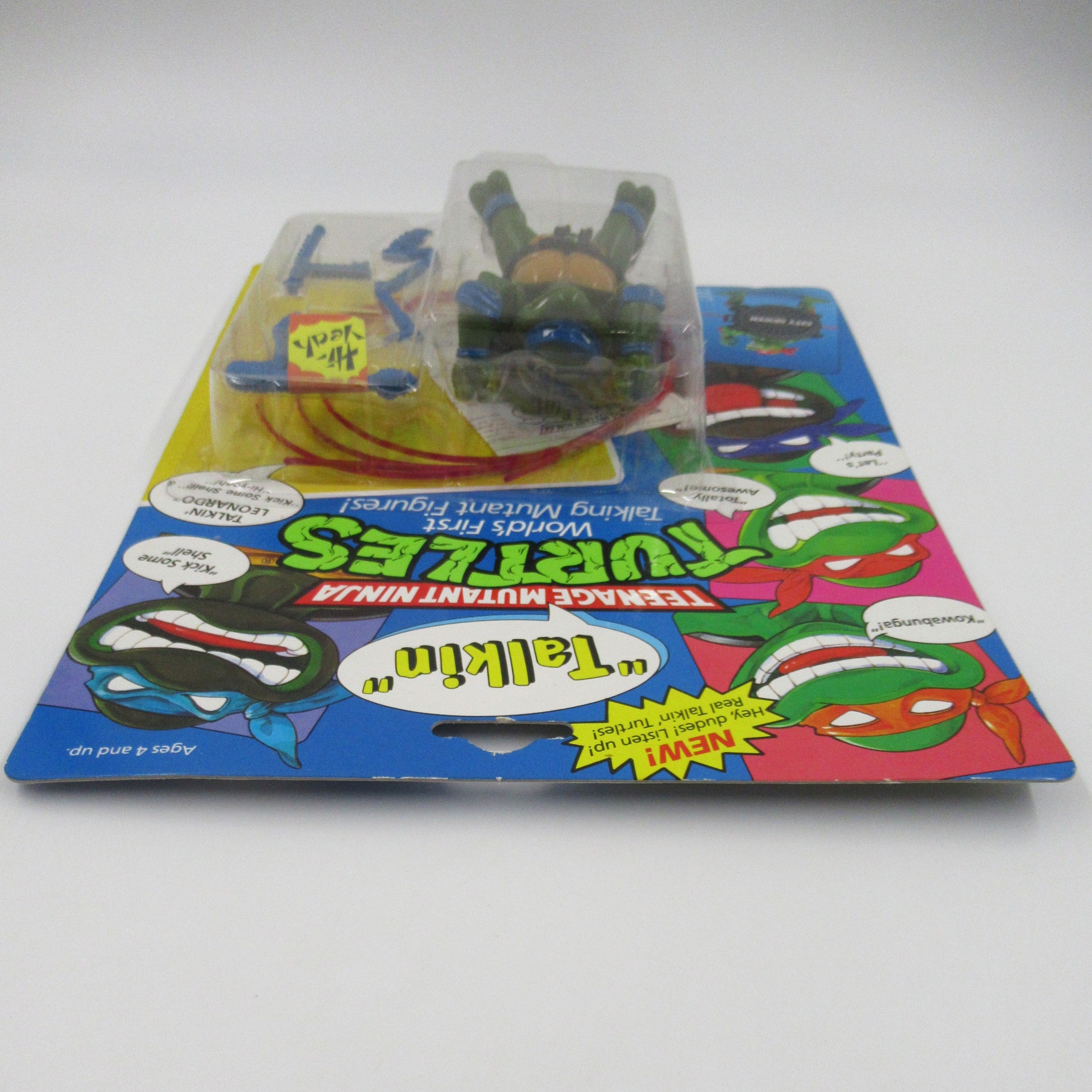 Teenage Mutant Ninja Turtles Talkin' TMNTs Action Figure Set of 4 - Playmates (1991)