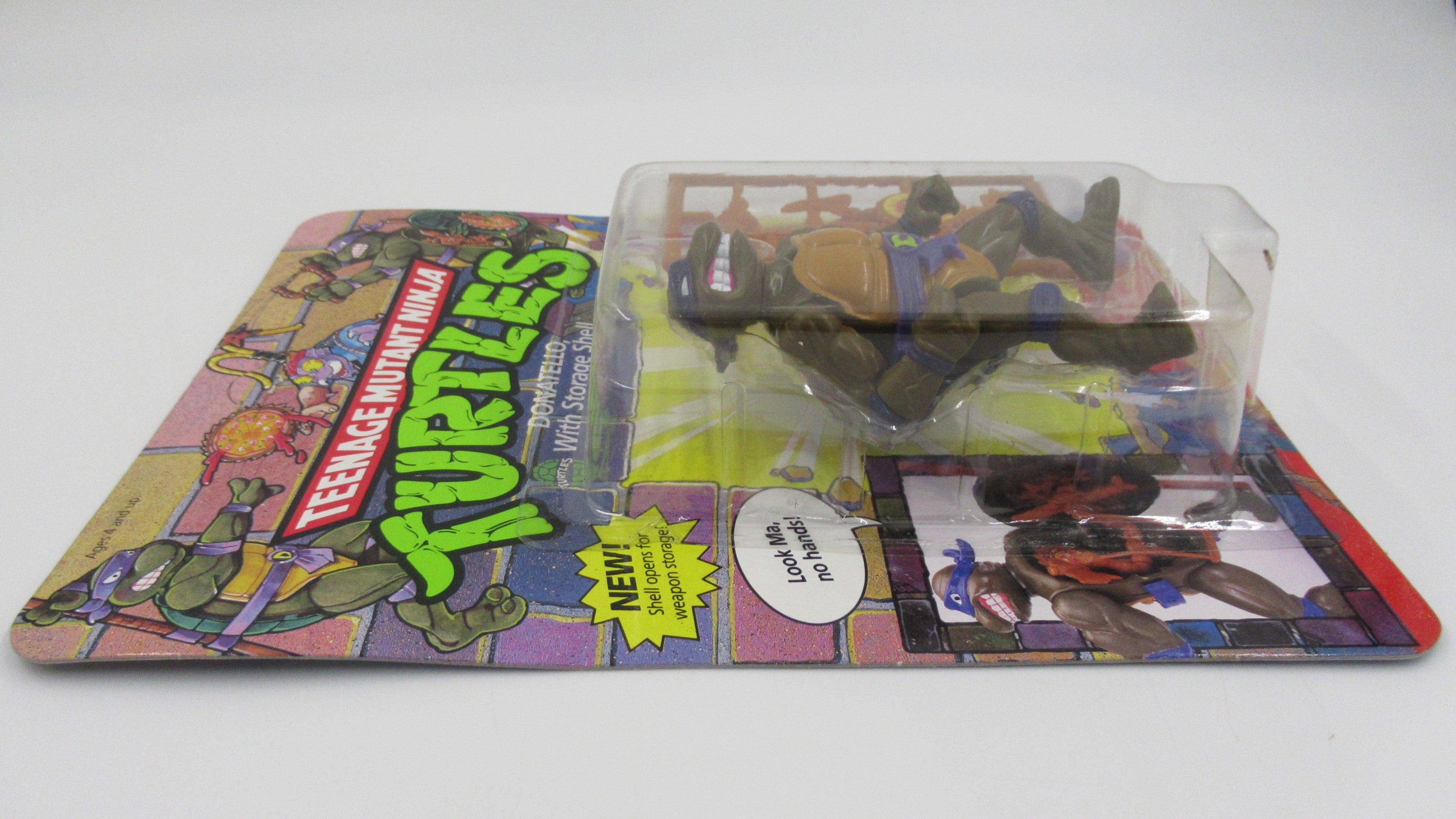 Teenage Mutant Ninja Turtles Storage Shell TMNTs Action Figure Set of 4 - Playmates (1991)