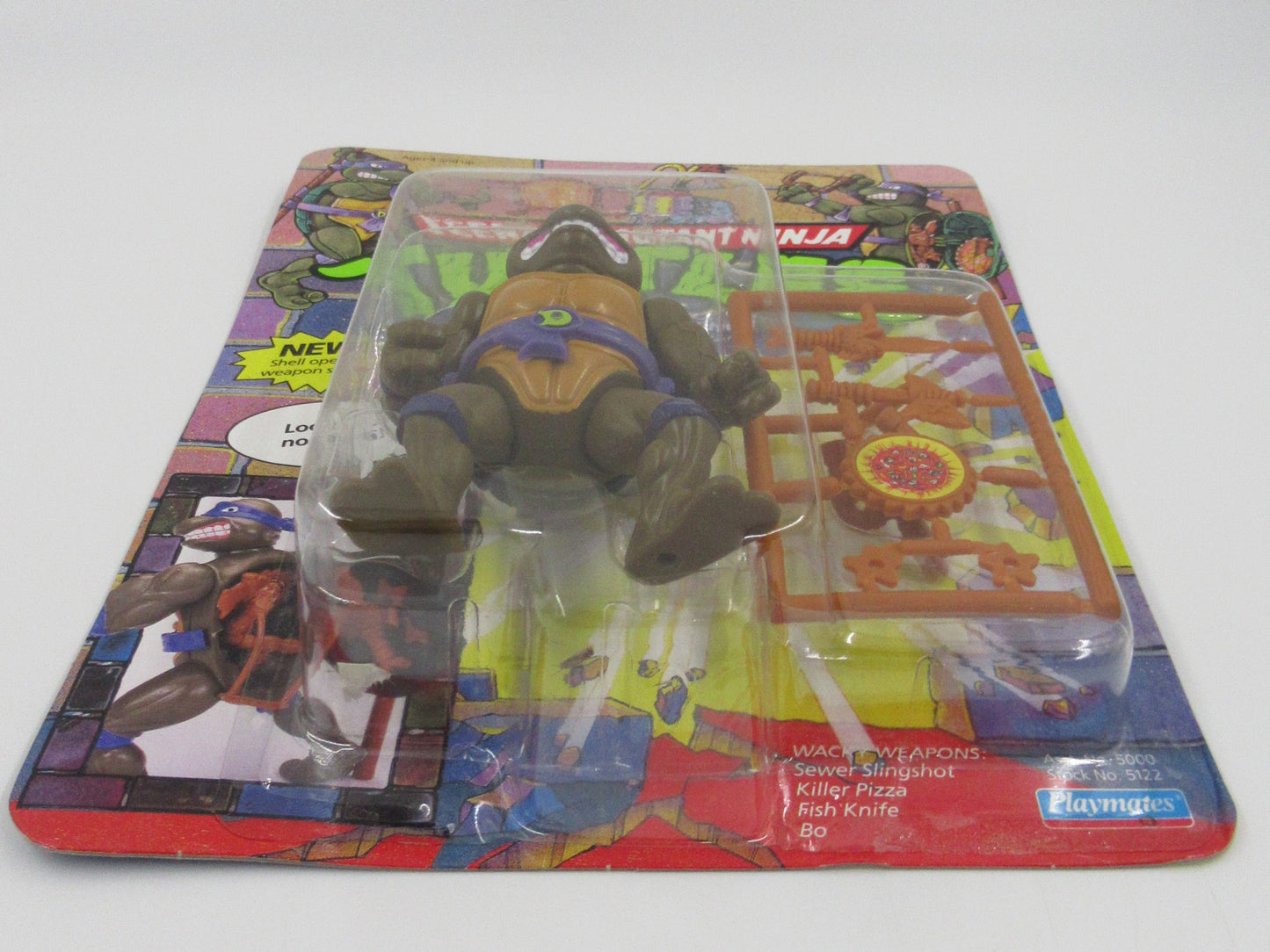 TMNT Storage Shell Teenage Mutant Ninja Turtles Action Figure Set of 4 - Playmates (1991)