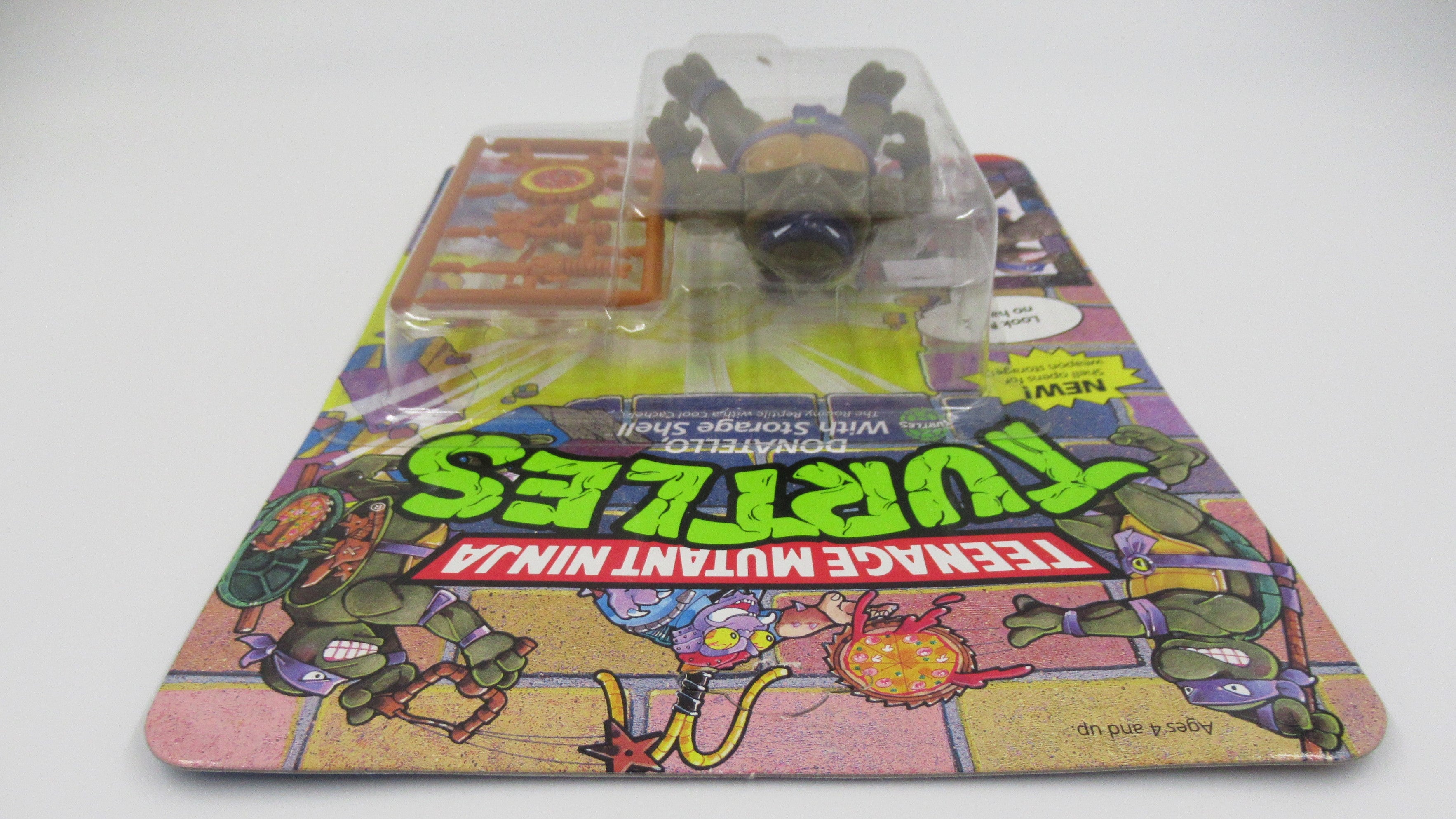 Teenage Mutant Ninja Turtles Storage Shell TMNTs Action Figure Set of 4 - Playmates (1991)