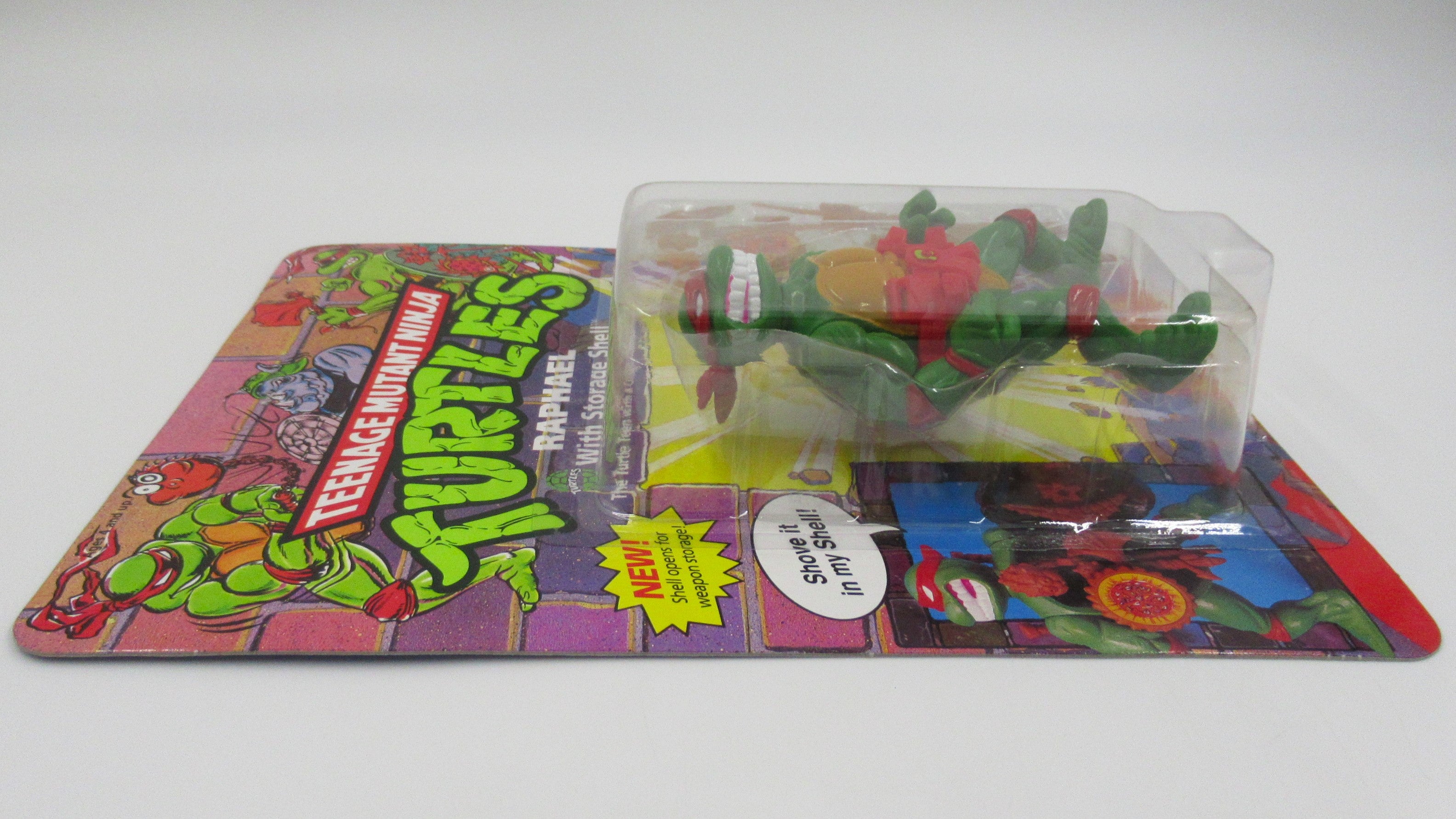 Teenage Mutant Ninja Turtles Storage Shell TMNTs Action Figure Set of 4 - Playmates (1991)