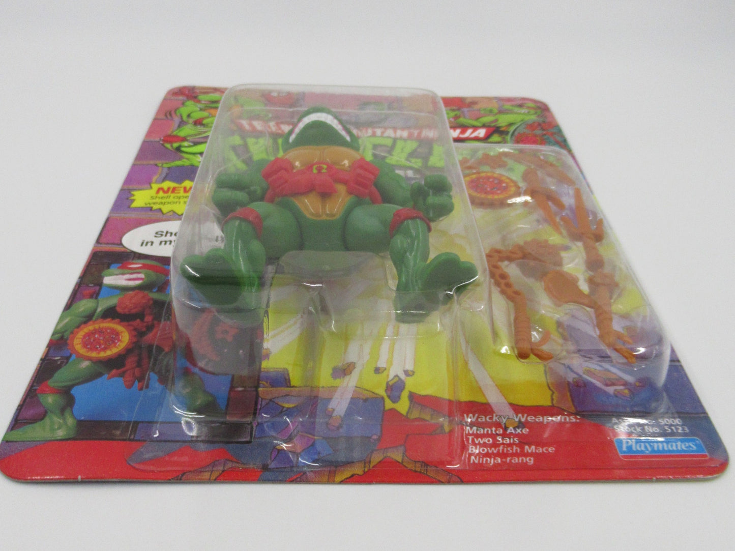 TMNT Storage Shell Teenage Mutant Ninja Turtles Action Figure Set of 4 - Playmates (1991)