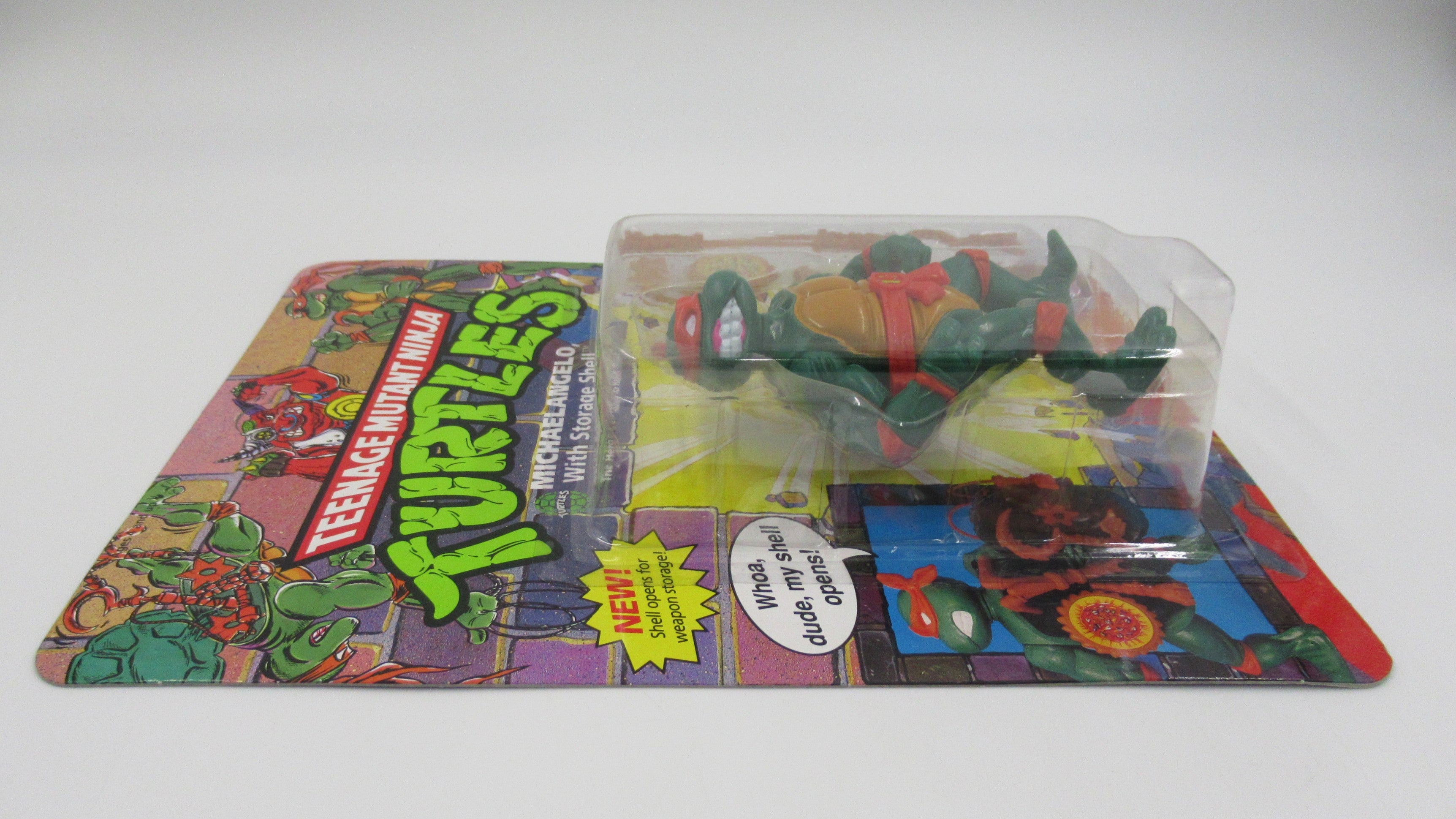 Teenage Mutant Ninja Turtles Storage Shell TMNTs Action Figure Set of 4 - Playmates (1991)