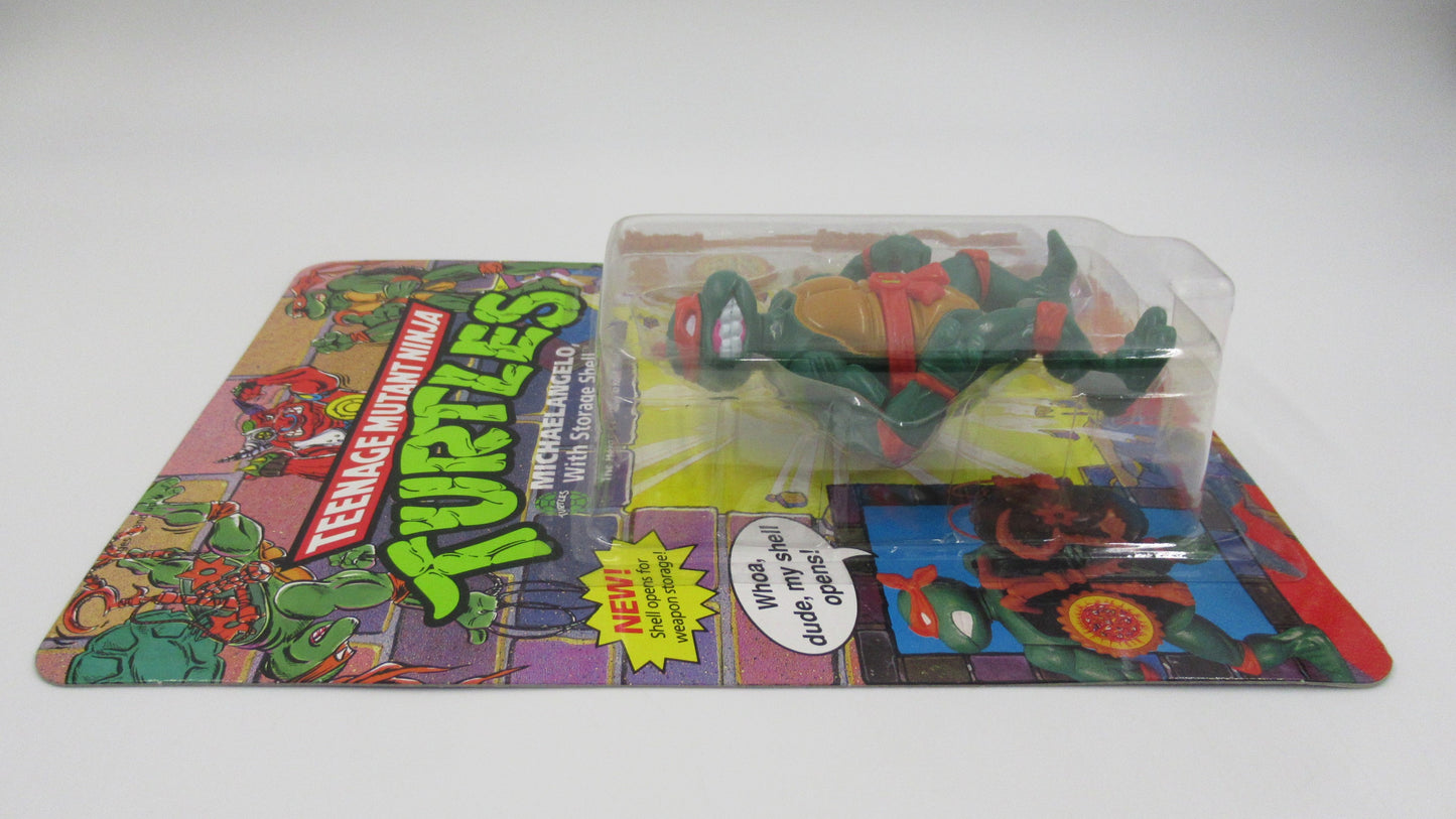 TMNT Storage Shell Teenage Mutant Ninja Turtles Action Figure Set of 4 - Playmates (1991)