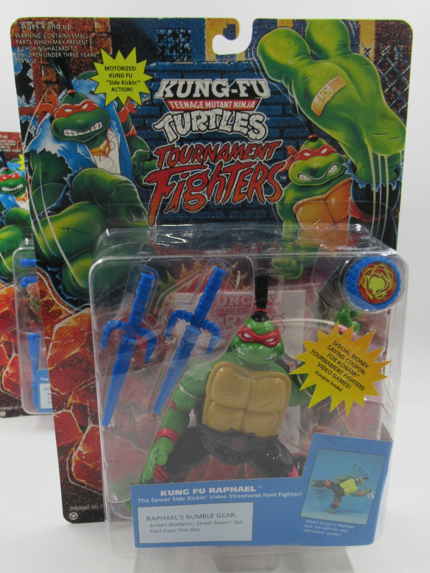 TMNT Kung Fu Tournament Fighters  4.5" Action Figures Teenage Mutant Ninja Turtles Set of 4 - Playmates (1994)