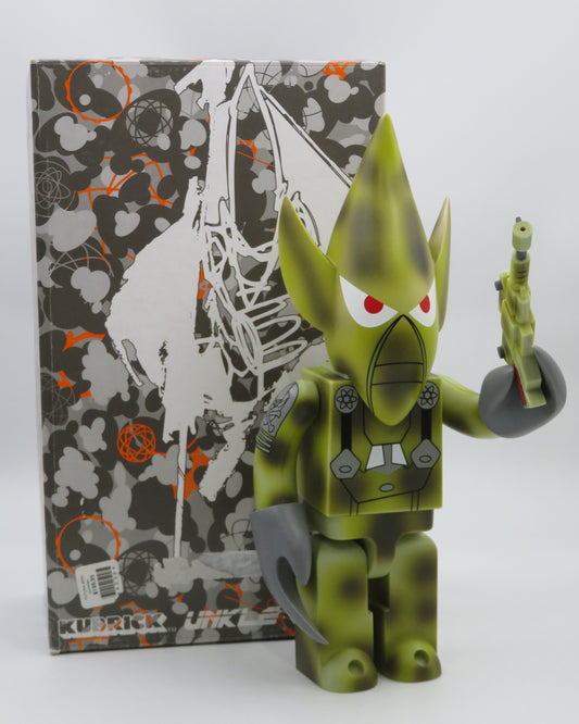 KUBRICK x Unkle Pointman Green Camo 400% Figure - Medicom Toy (2003) Vinyl Art Toy