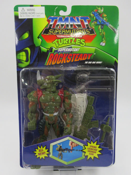 TMNT Supermutants Rocksteady 6" Figure Teenage Mutant Ninja Turtles - Playmates (1994)