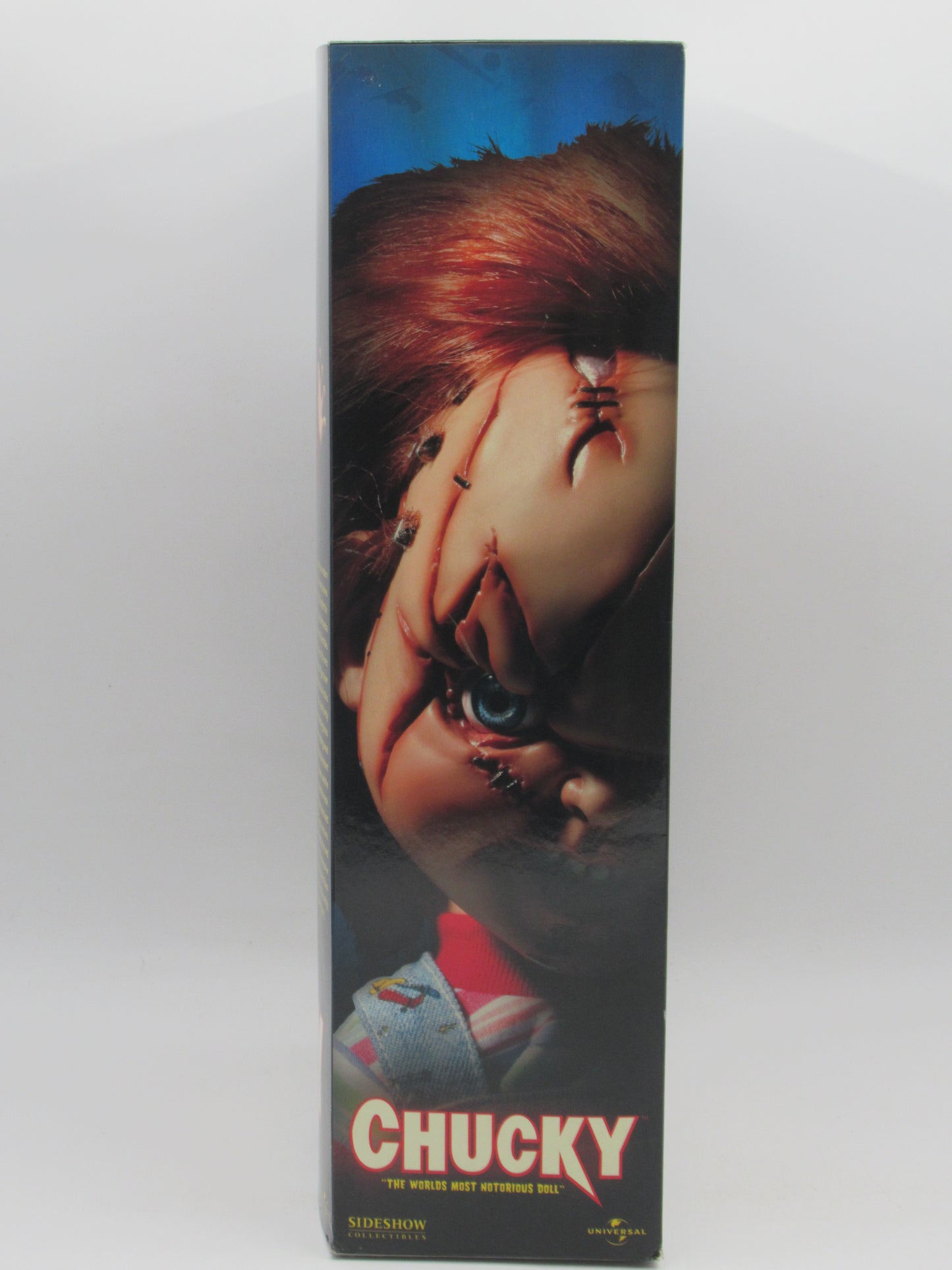 CHILD'S PLAY Chucky Doll Scar Version 14" Vinyl Figure - Sideshow Collectibles (2006) #4606 Horror Collectible