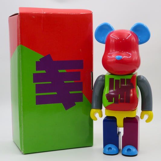 BEARBRICK Undefeated "Rainbow" 400% Figure - Medicom Toy (2007) Be@rbrick Art Toy