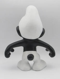 THE SMURFS Black & White Angry Smurf 12" Statue - Schlumpe (1999) Peyo Collectible