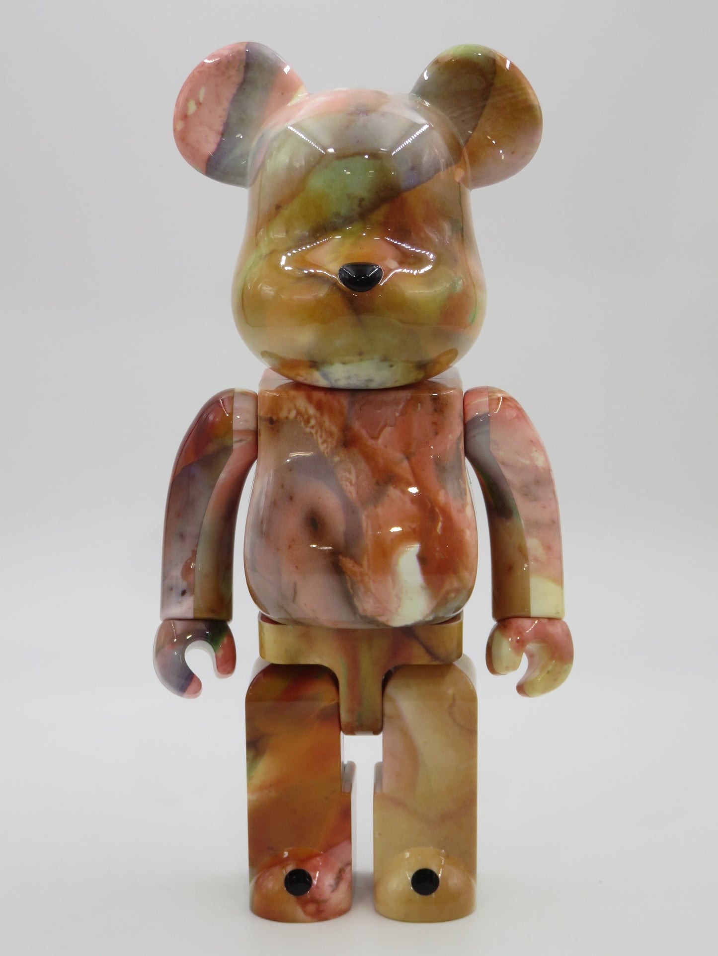 BEARBRICK Marble Pushead 400% Figure - Medicom Toy (2015) Be@rbrick Art Toy