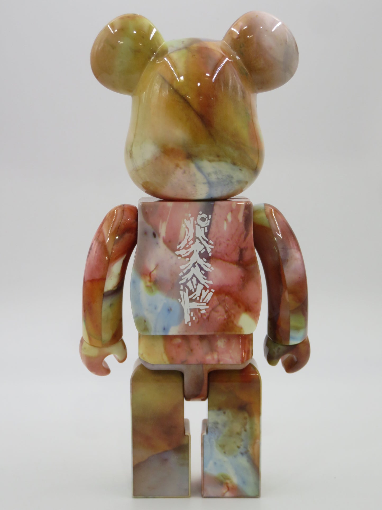 BEARBRICK Marble Pushead 400% Figure - Medicom Toy (2015) Be@rbrick Art Toy