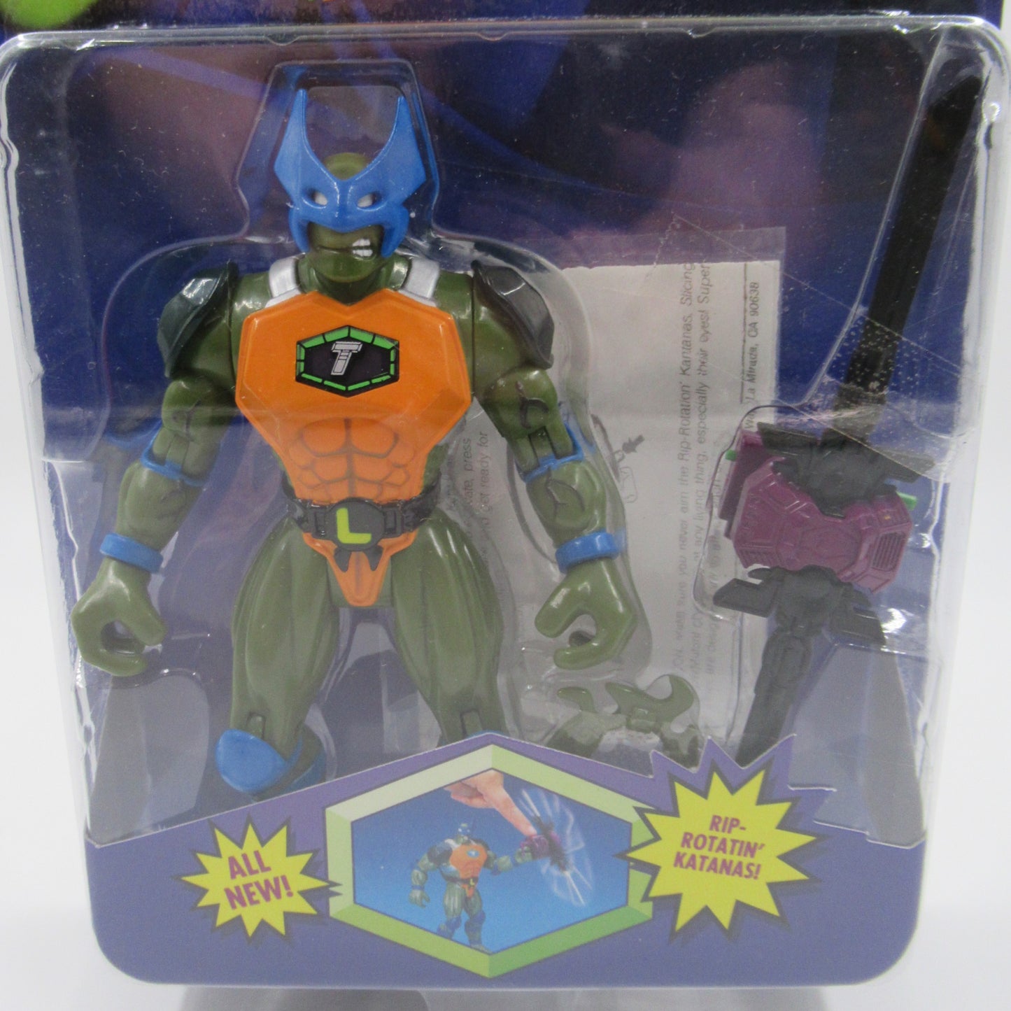 TMNT Supermutants Leonardo 6" Figure Teenage Mutant Ninja Turtles - Playmates (1994)