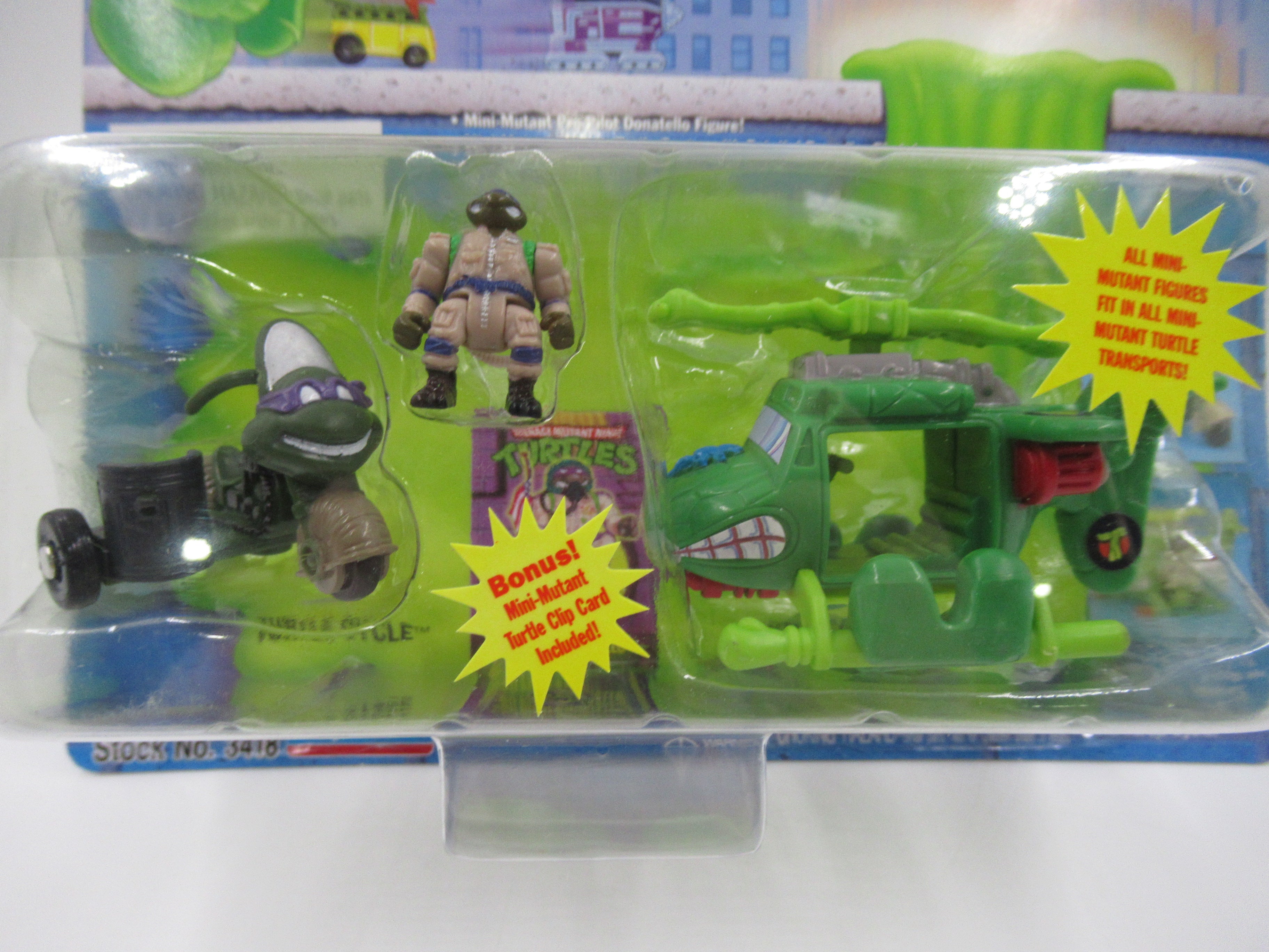 Teenage Mutant Ninja Turtles "The Mutant Military Combo" Mini Mutants Turtle Transports TMNTs - Playmates (1994)